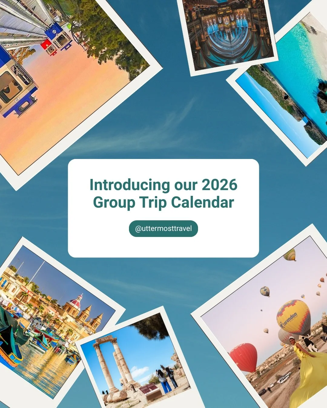 Our 2026 group trips are officially live. Maybe this is your year to go 😆

From short, intentional Micro Trips to immersive Signature Trips across the world, these group travel experiences are designed for travelers seeking meaningful travel, deeper