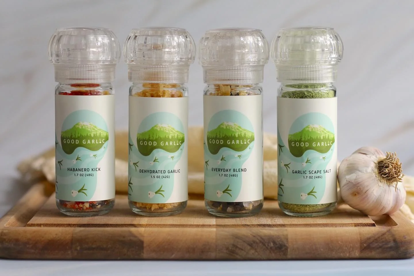 Look at this lineup! Your support means everything&mdash;you all sold us out of the seasonal habanero and garlic scape blends. 😅 Already scheming up new ideas with @clarkscreekfarmofpuyallup for next farm season! Thank you for shopping small and che