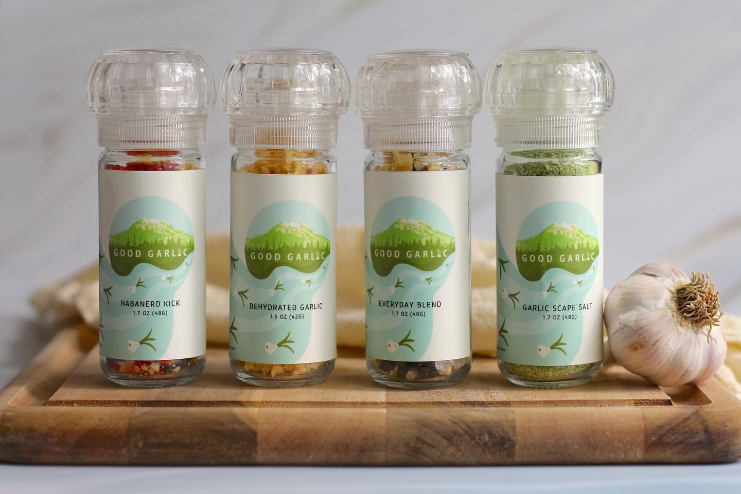 Look at this lineup! Your support means everything&mdash;you all sold us out of the seasonal habanero and garlic scape blends. 😅 Already scheming up new ideas with @clarkscreekfarmofpuyallup for next farm season! Thank you for shopping small and che