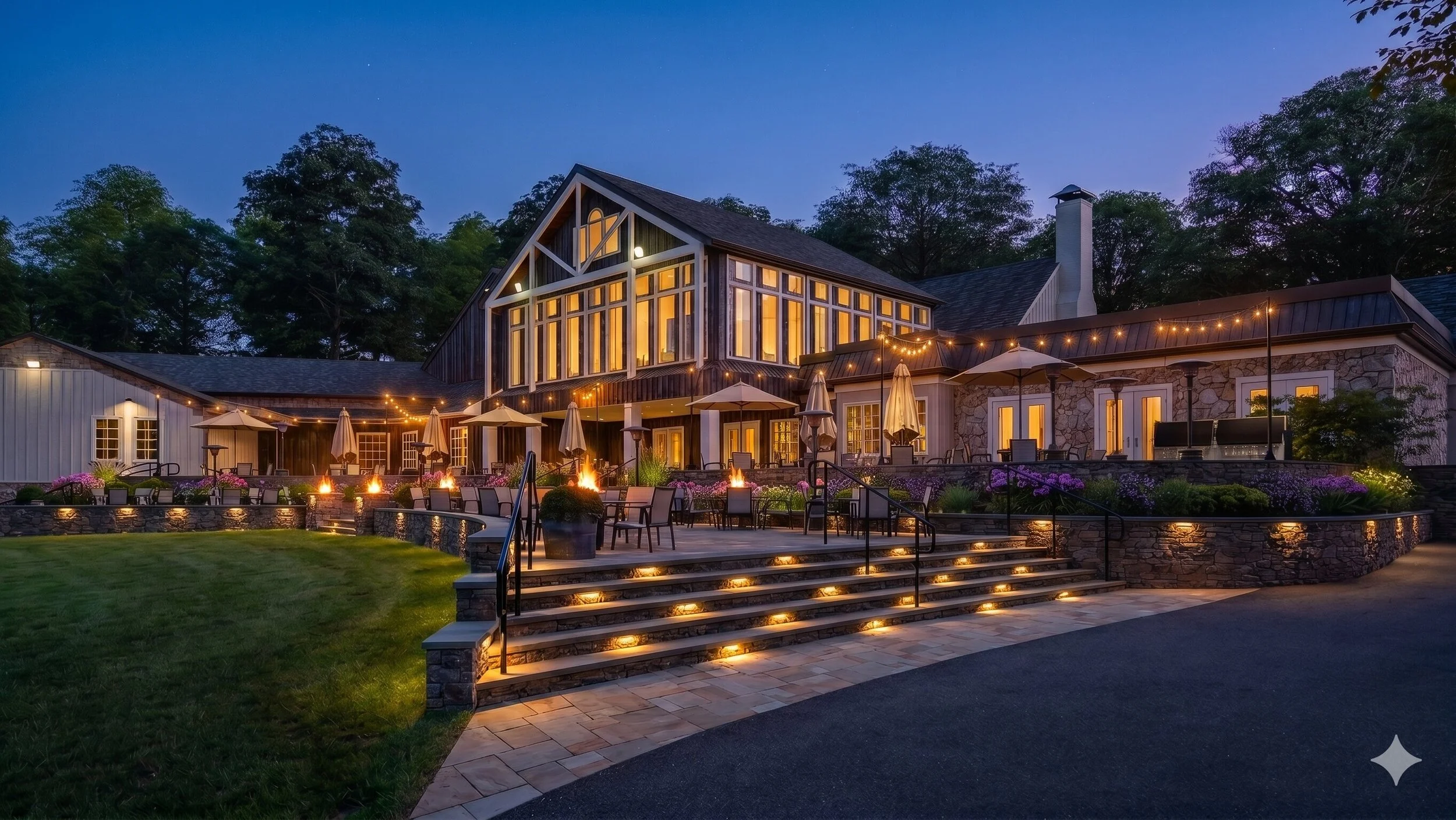Landscape lighting design 3D
