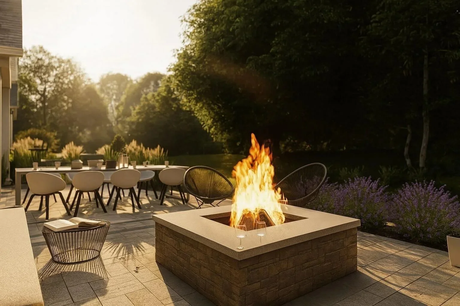 Custom patio landscape design 3D renderings