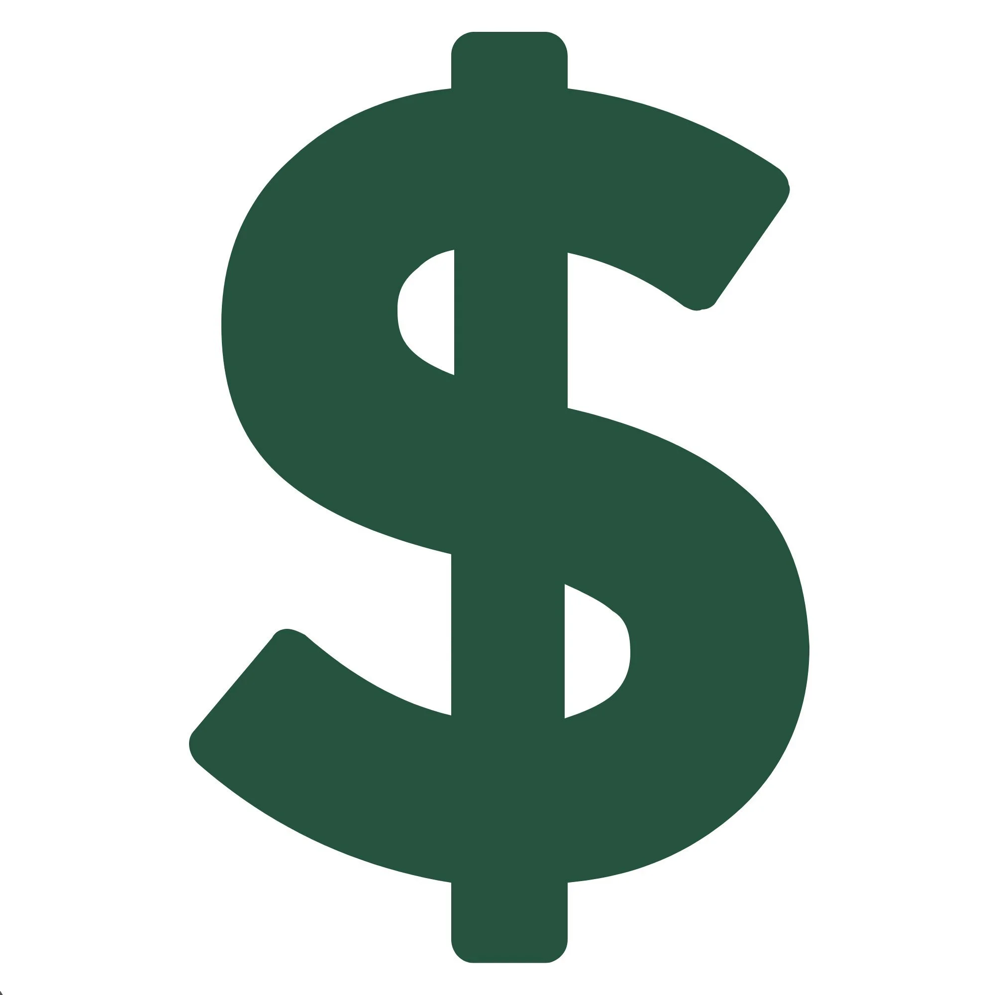 Icon of money to show savings for landscape contractors