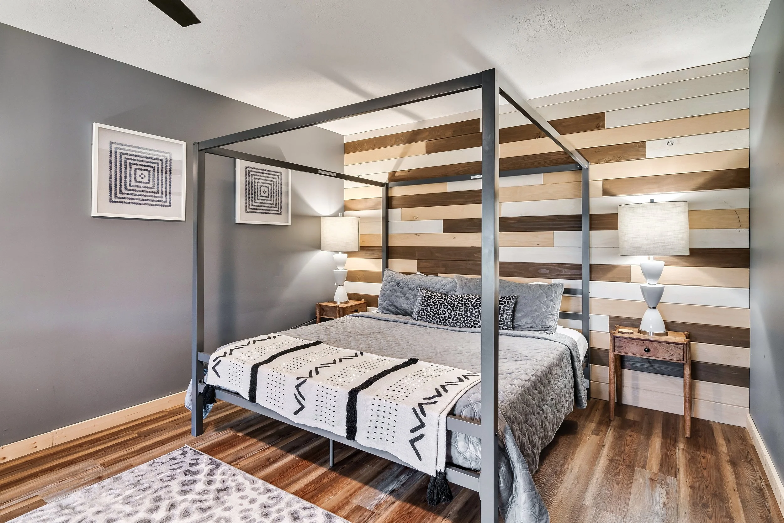 Bedroom 1 Main Level- Twin Smoky Lodge.jpeg