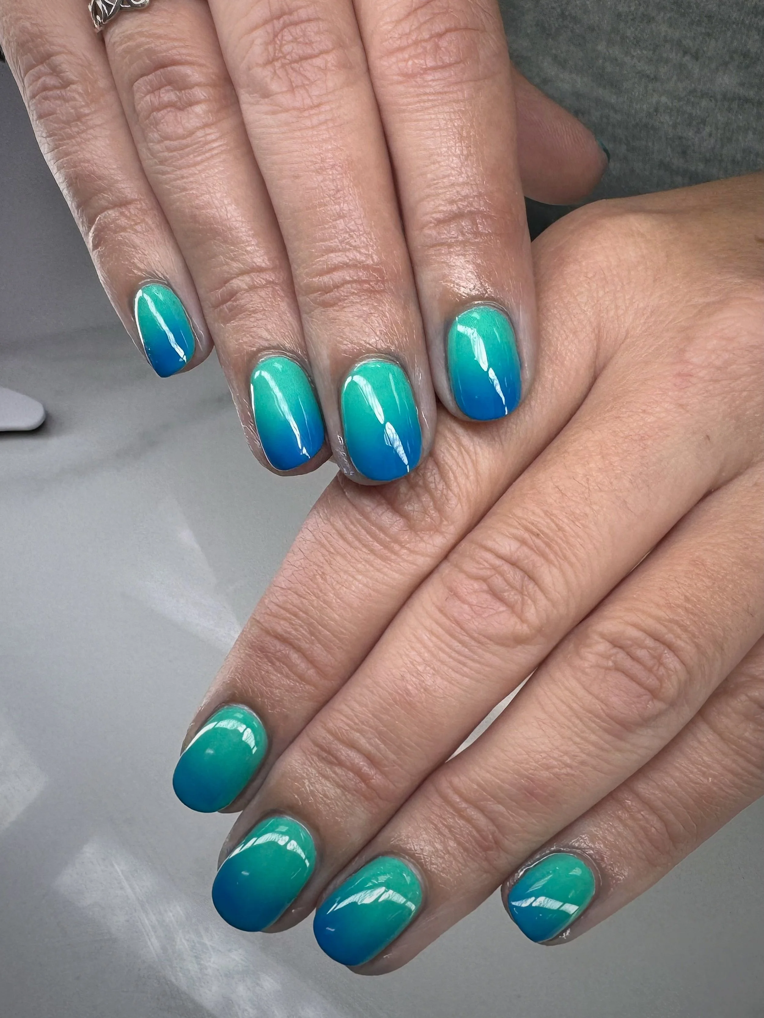Ombre green x blue 💚💙🥰