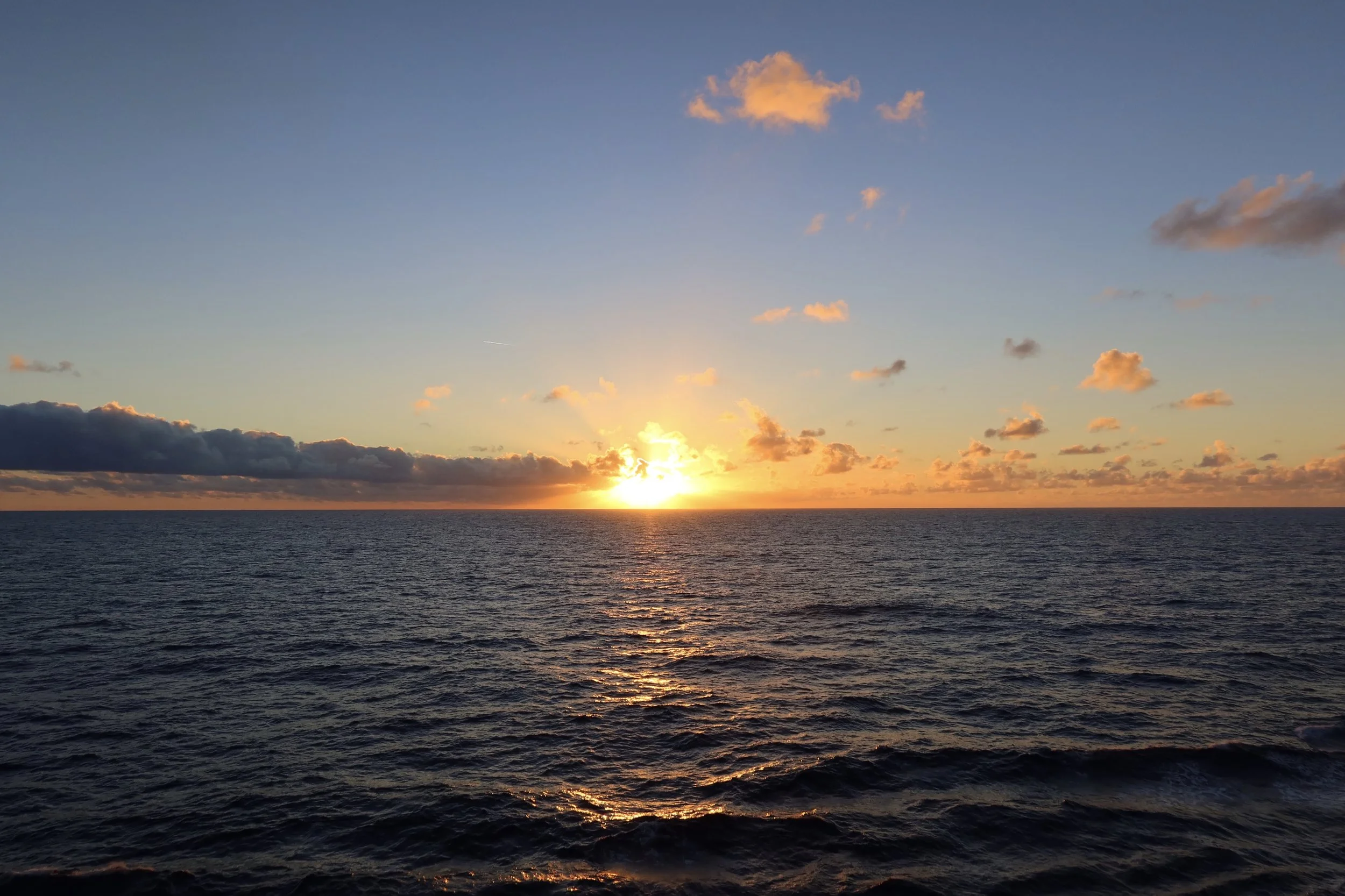 Fiery Ocean Sunset