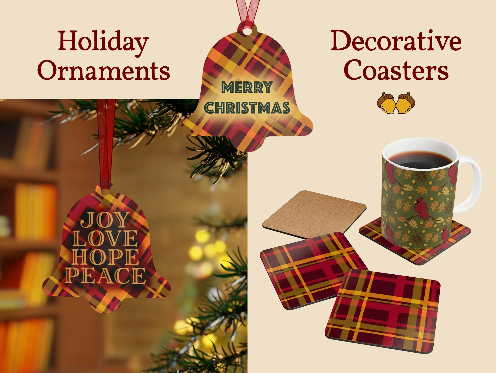 Ornaments & Coasters