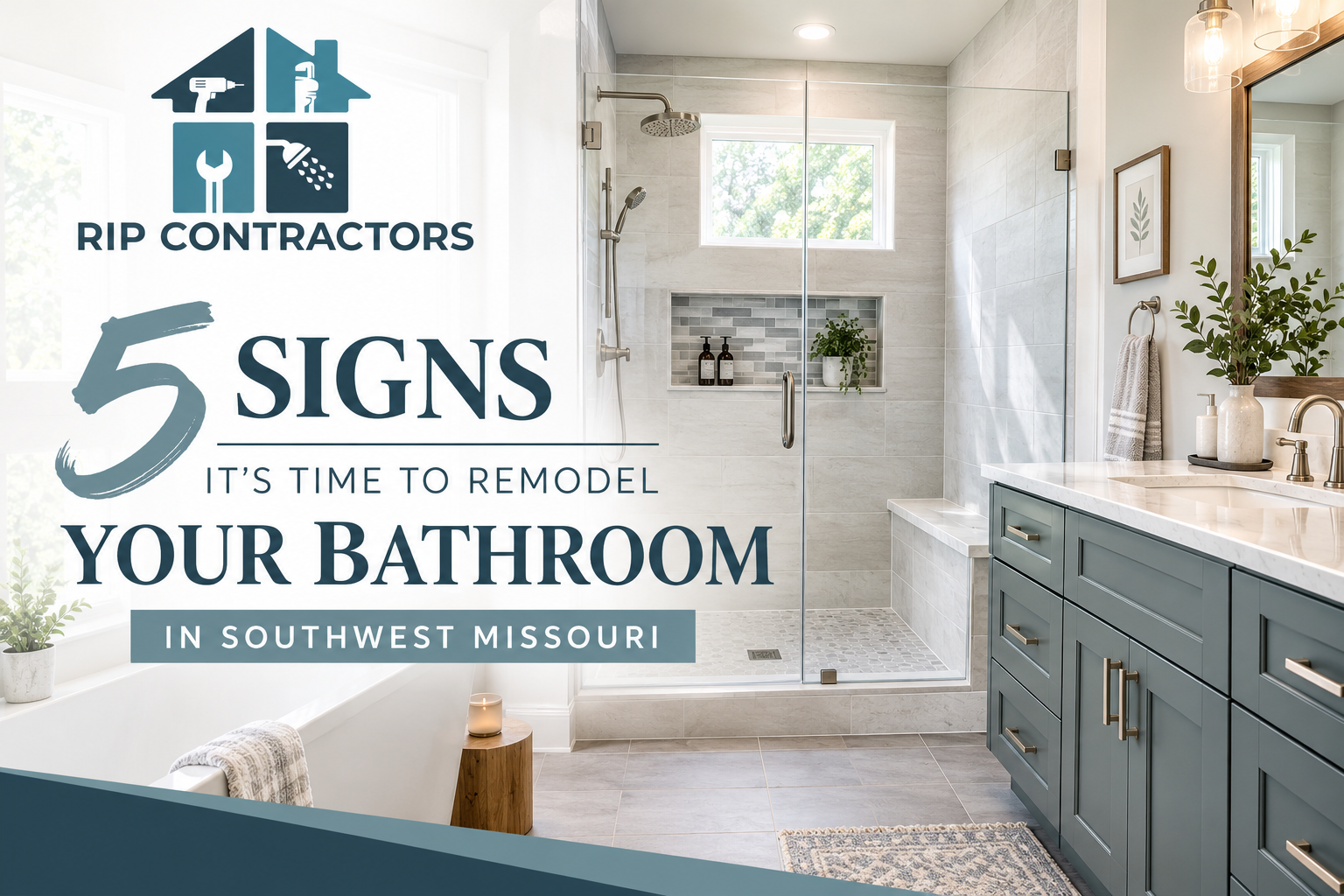 5 Signs it’s Time to Remodel Your Bathroom in Southwest Missouri