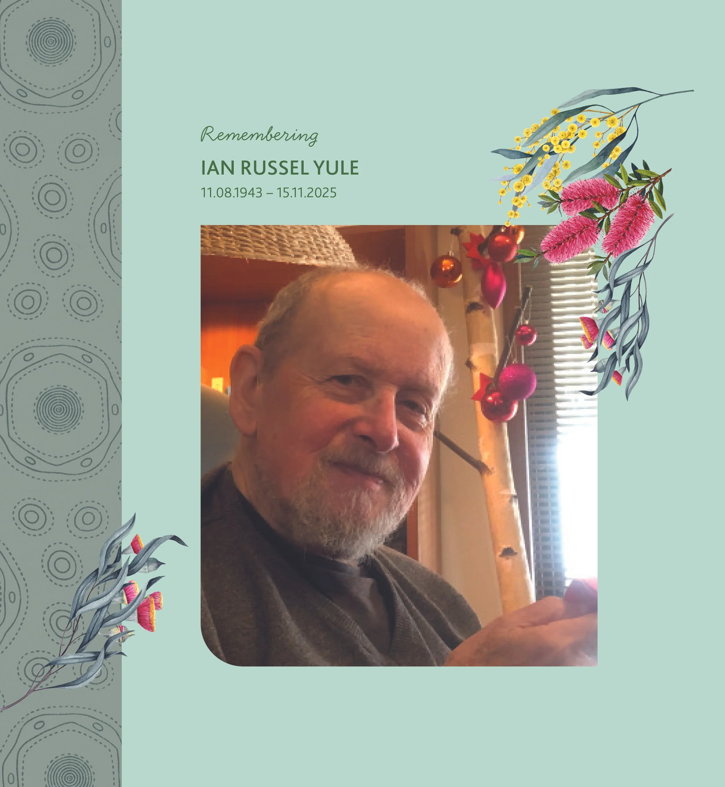 Front cover of a memory book