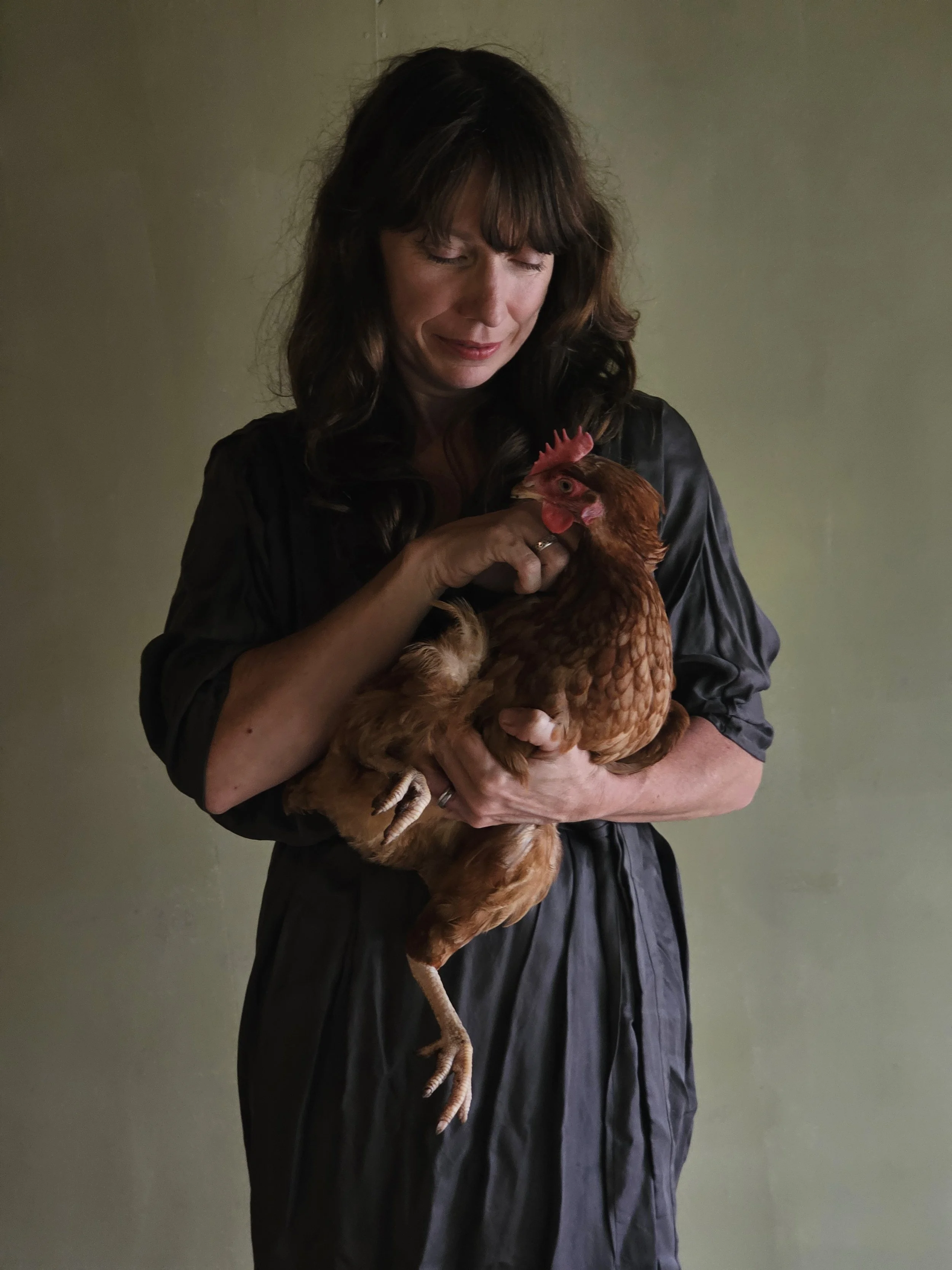 Intimate portrait of sister
