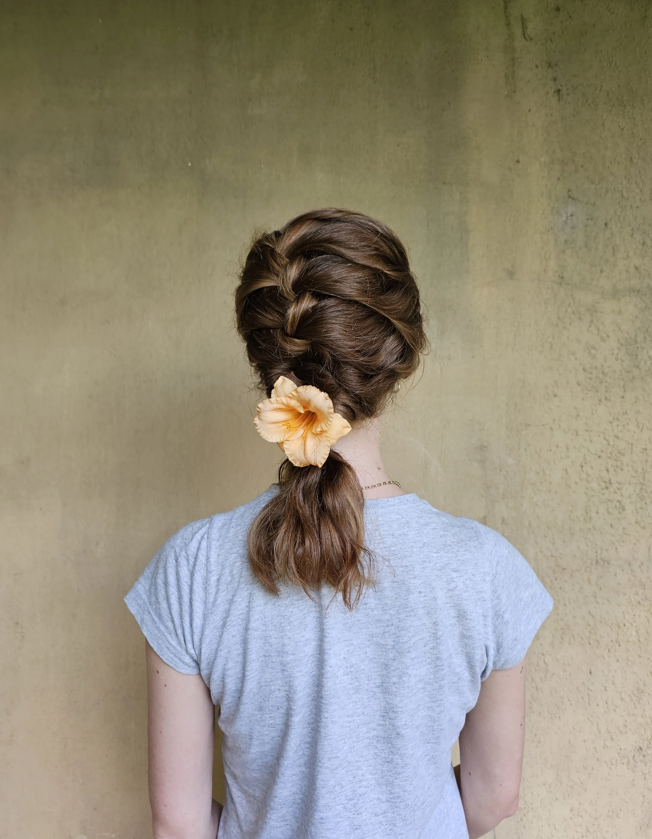 portrait of beautiful strawberry blonde young woman