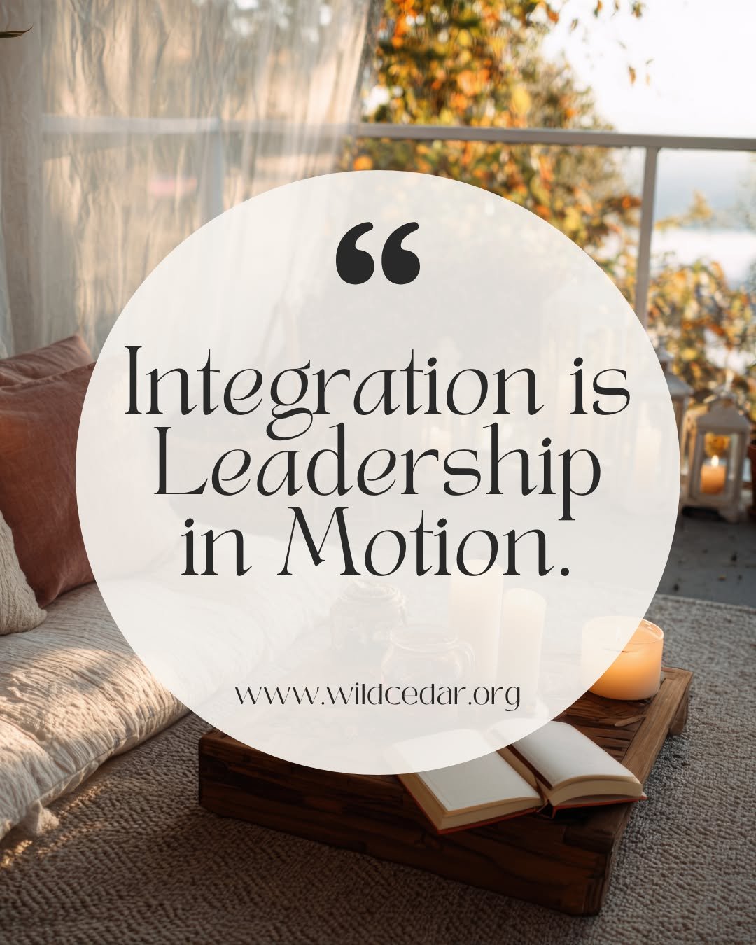 From ceremony to systems: integration in leadership. 🐿

Integration isn&rsquo;t just something we do after the ceremony; it&rsquo;s a way of leading. It&rsquo;s the bridge between insight and structure, reflection and response.

In trauma-informed l