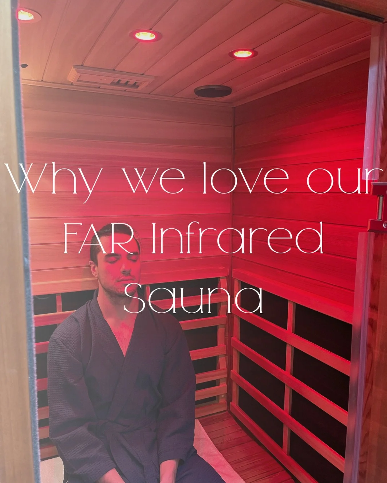 FAR Infrared Sauna isn't just about heat, it's about recovery from the inside out!

It supports circulation, muscle relaxation, detox pathways, and helps calm the nervous system. 

Now pair it with a massage? Chefs kiss🤩
It allows your body to recei