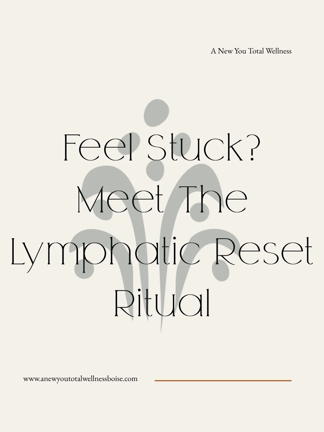 When rest alone isn&rsquo;t enough, your body may be asking for support. 

Our Lymphatic Reset Ritual was created for the moments when you feel like your body needs more than a standard massage. It combines gentle dry brushing, lymphatic stimulation,