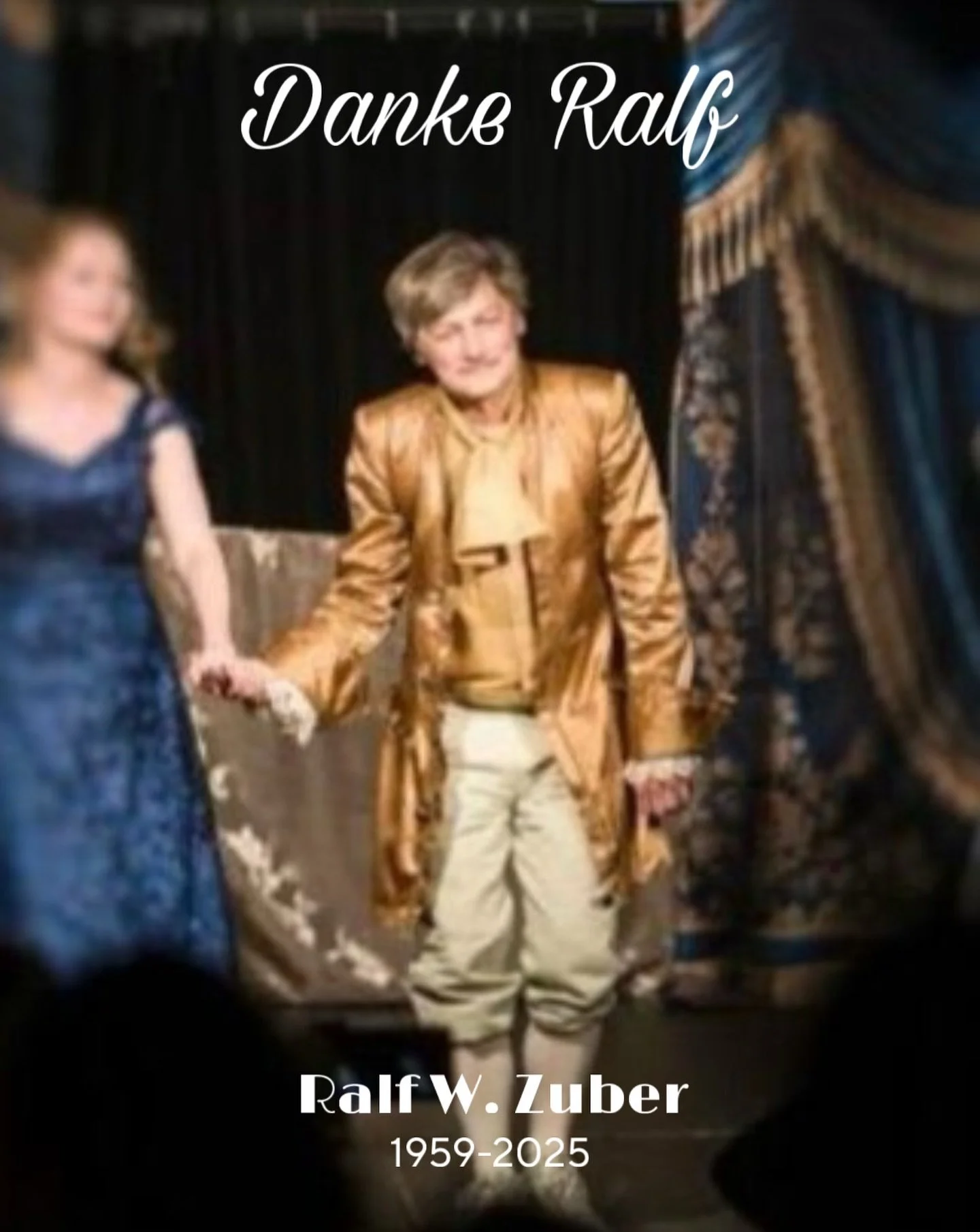 In memoriam: Ralf W. Zuber

On November 9th, 2025, our director Ralf W. Zuber (66) passed away, after a long struggle with cancer. Having previously acted and directed in various theatre groups, he was brought into the Schauspielgruppe by his close f