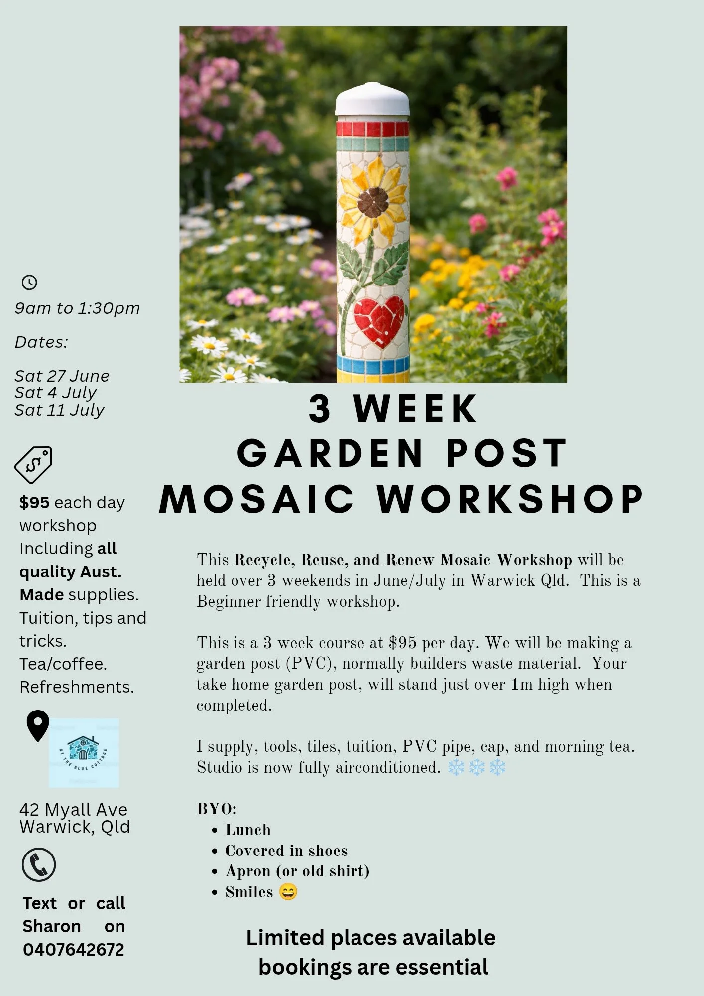3 Week Garden Post Workshop