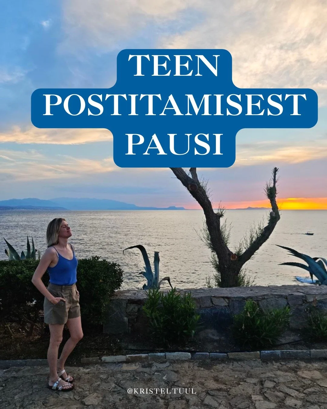 Tervitan sind Kreetalt.

V&otilde;tan paariks n&auml;dalaks pausi sotsiaalmeedias postitamisest, et p&auml;riselt puhata.

Tunnen, et loovuseks ja originaalm&otilde;tete jagamiseks sinuga vajan ruumi ja lihtsalt olemise aeg. Rohkem spontaansust ja mi