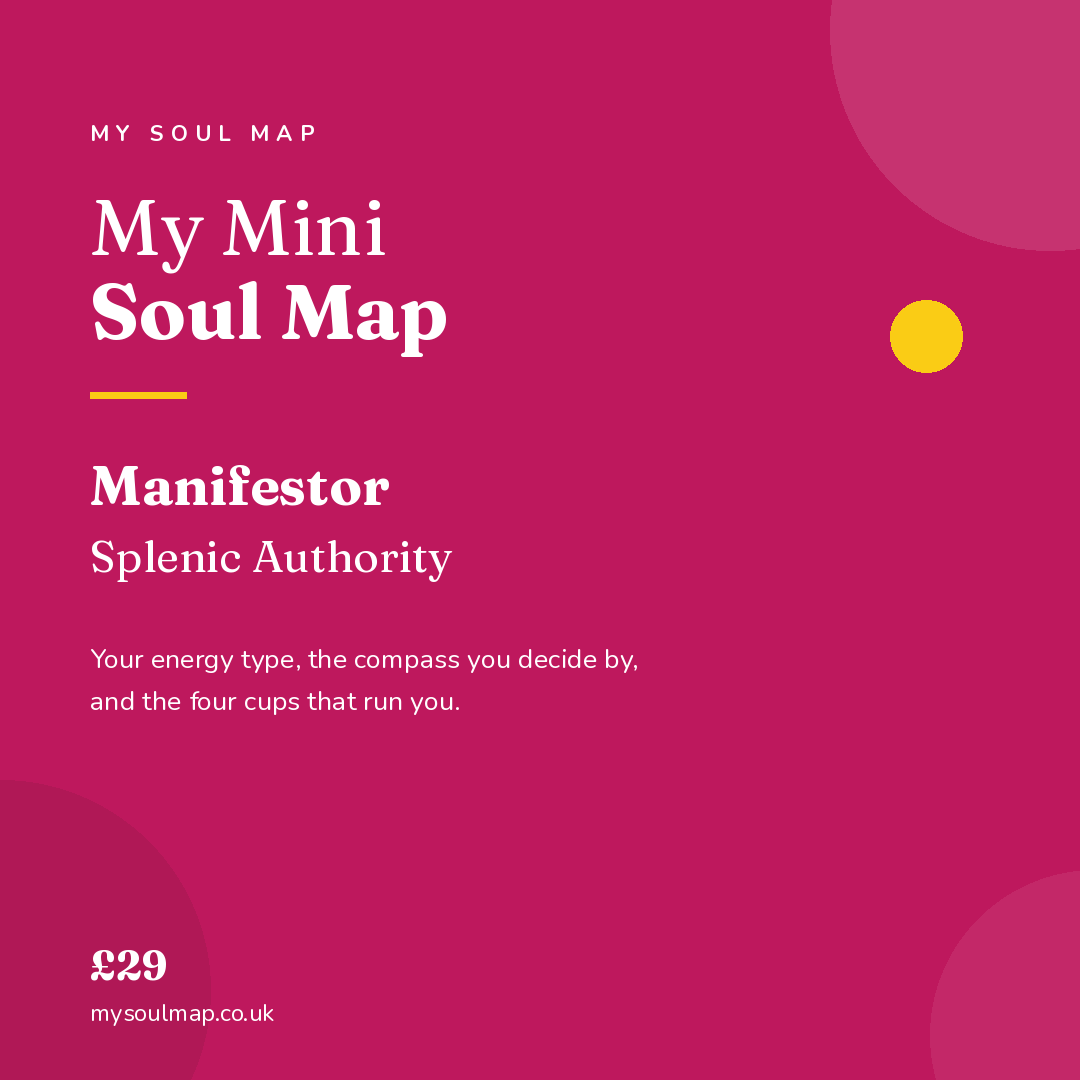 My Mini Soul Map | Spleenic Manifestor Edition