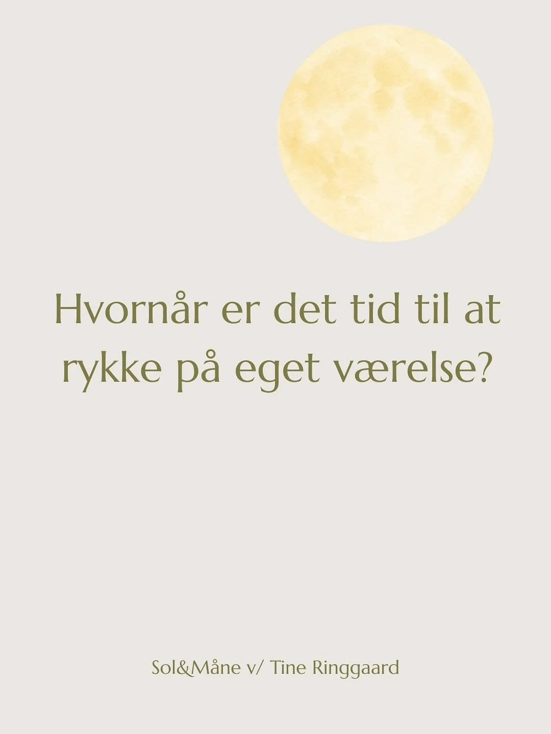 Hvornår er det tid til at rykke på eget værelse? Og behøver man egentlig det?
Det er vigtigt at vide, at der findes mange rigtige løsninger. Så længe I trives med den måde I har indrettet jer på