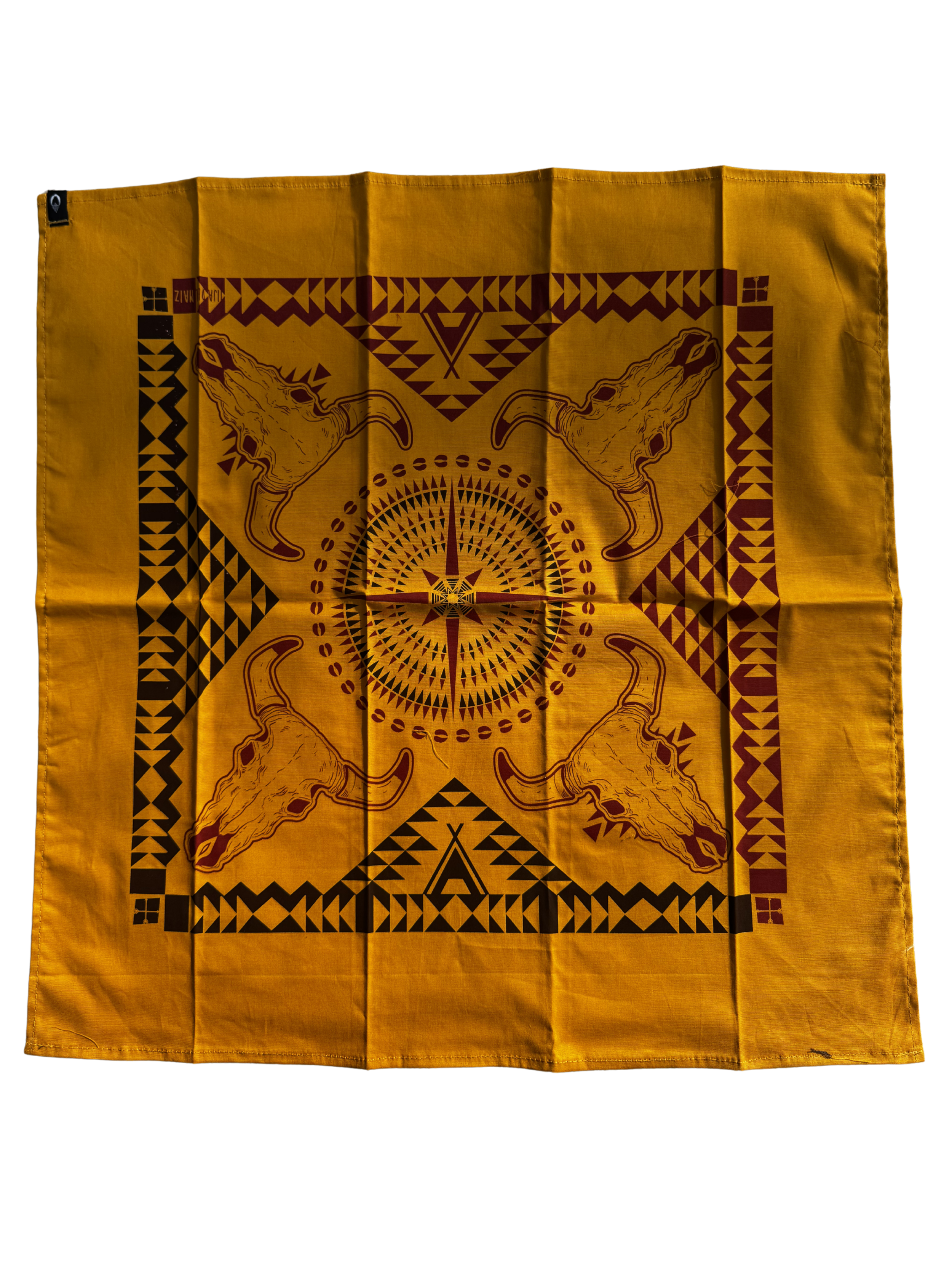 Mexican Paliacate (Bandana) - Yellow Buffalo - Arrives In Aus May