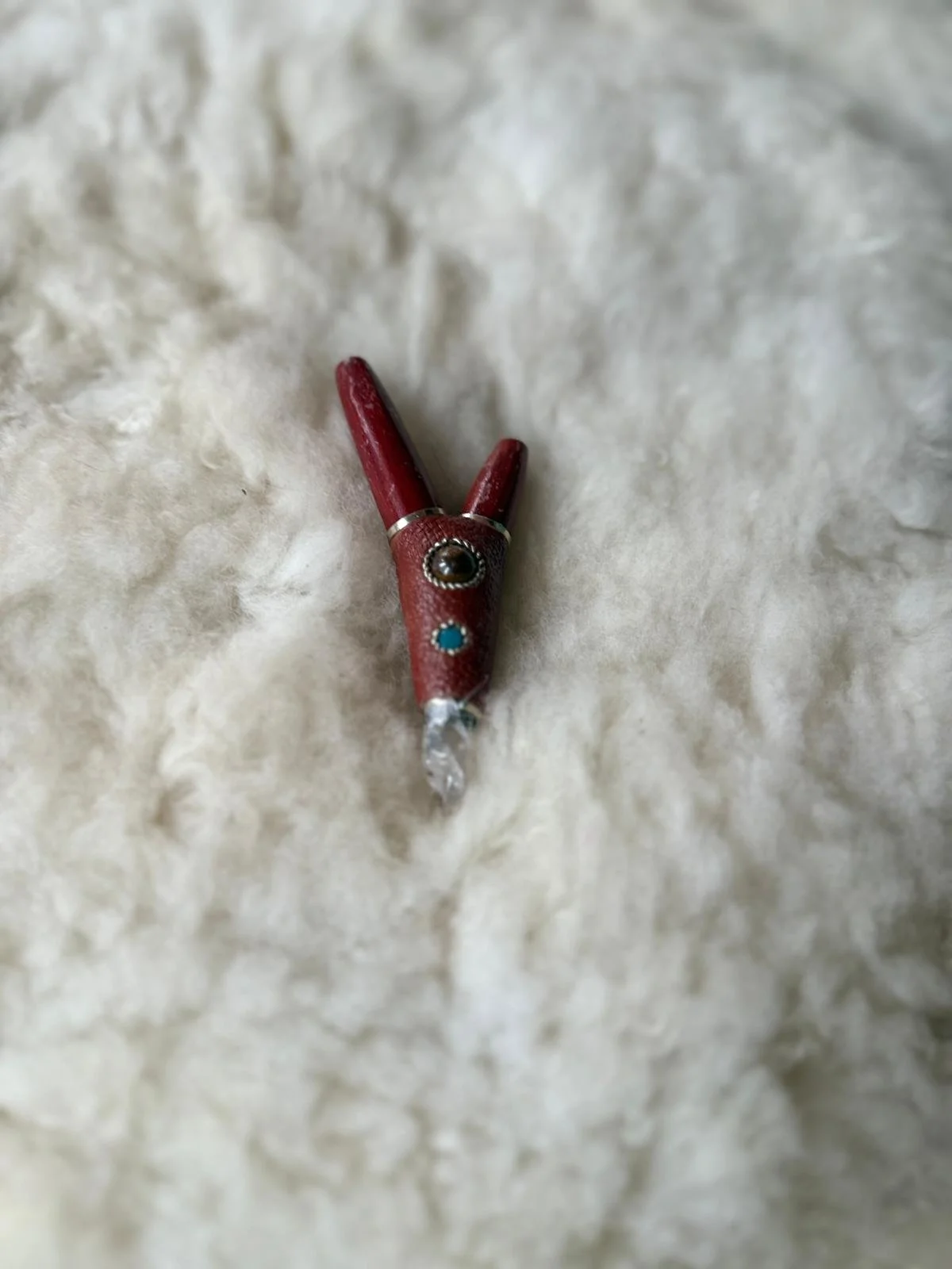 Bloodwood Quartz Kuripe