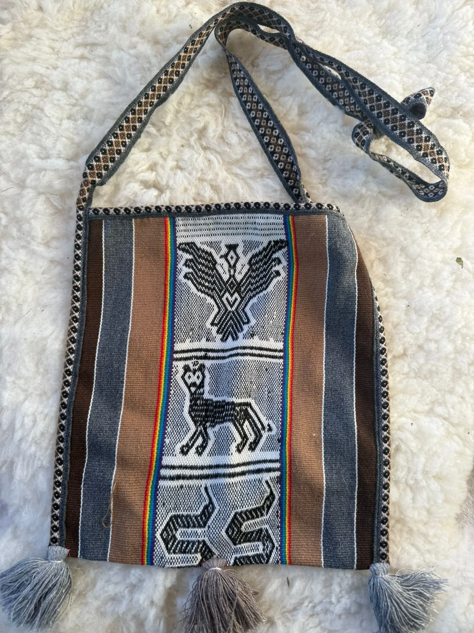 Traditional Andean Medicine Bag - Large