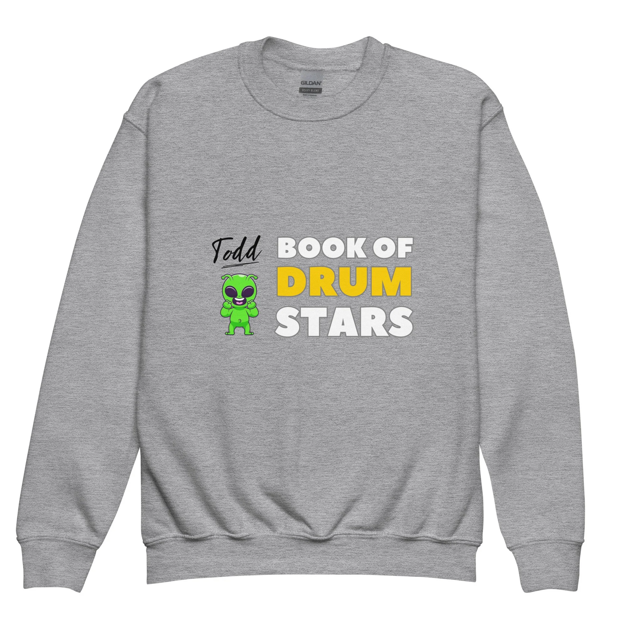 DRUM STARS todd Youth crewneck sweatshirt