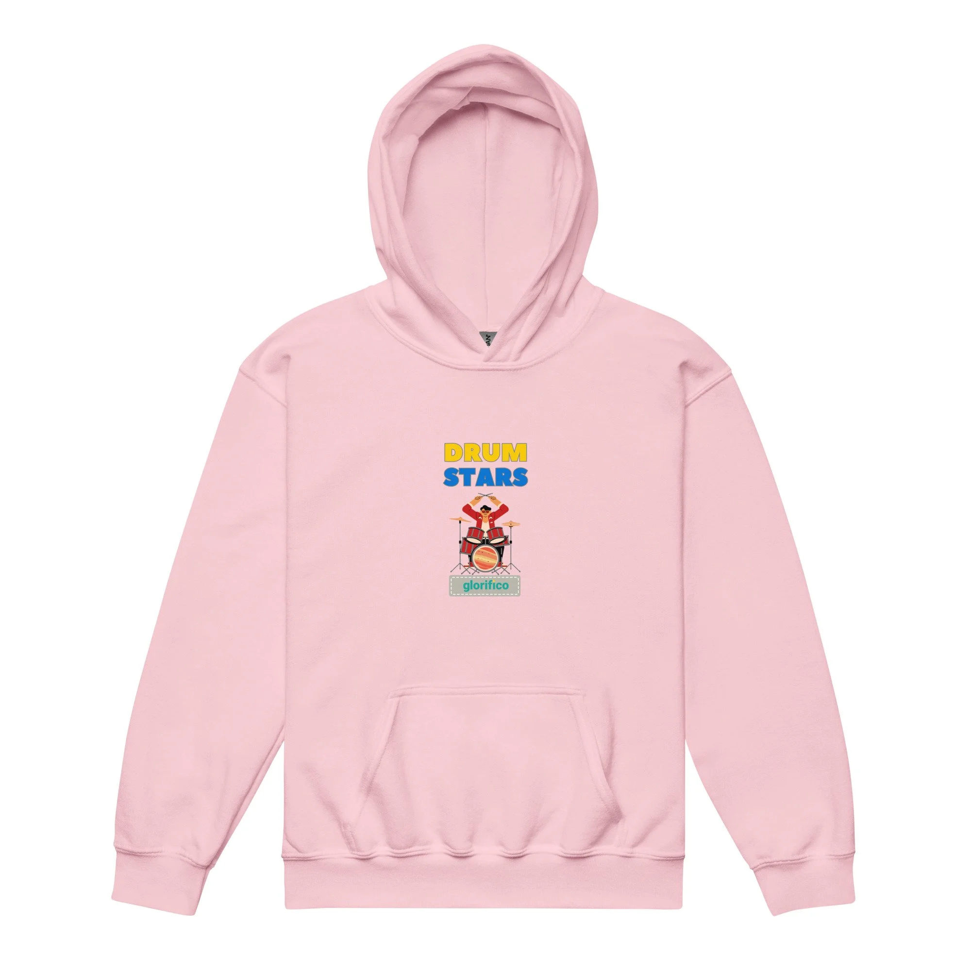 DRUM STARS logo 02 Youth heavy blend hoodie