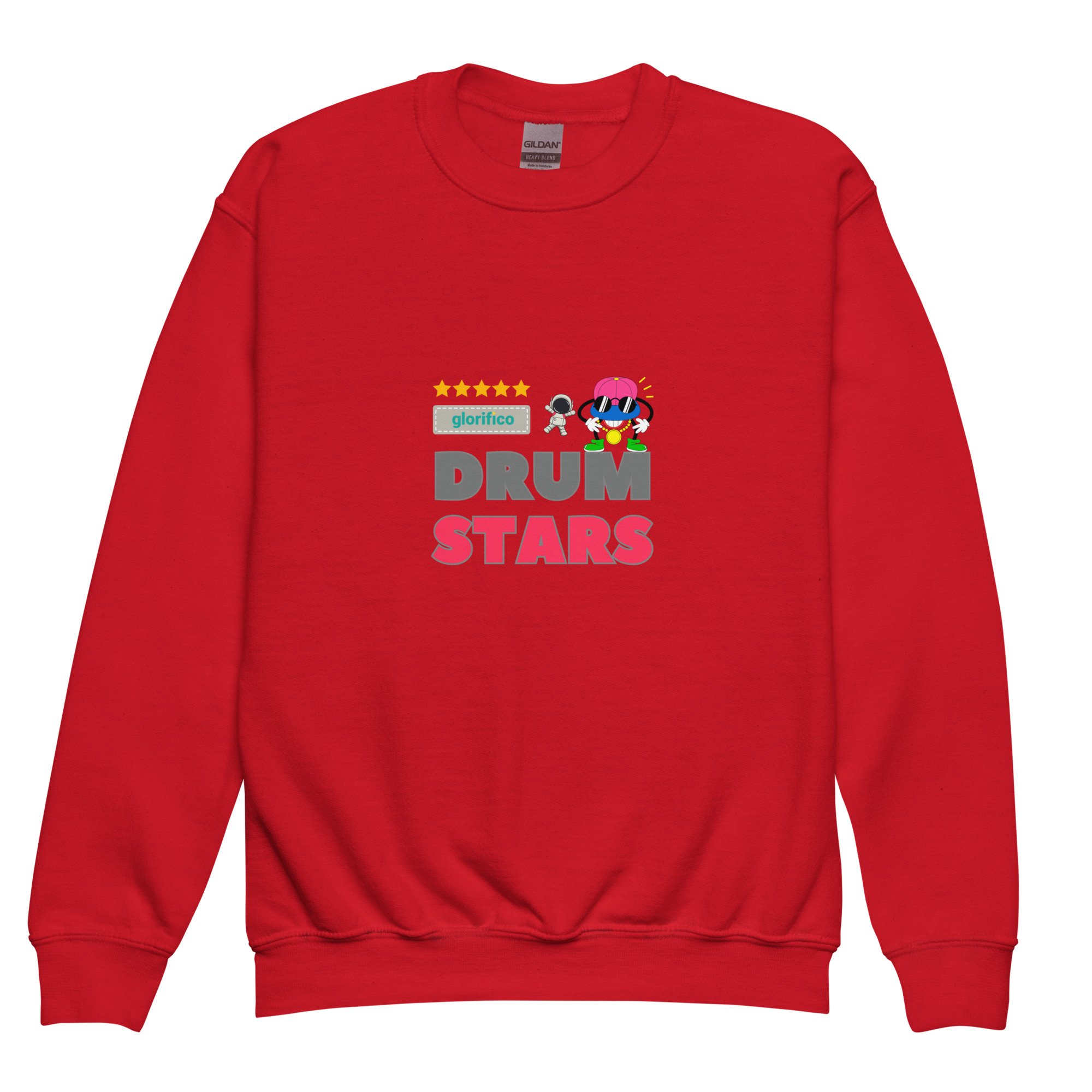 DRUM STARS crew 01 Youth crewneck sweatshirt