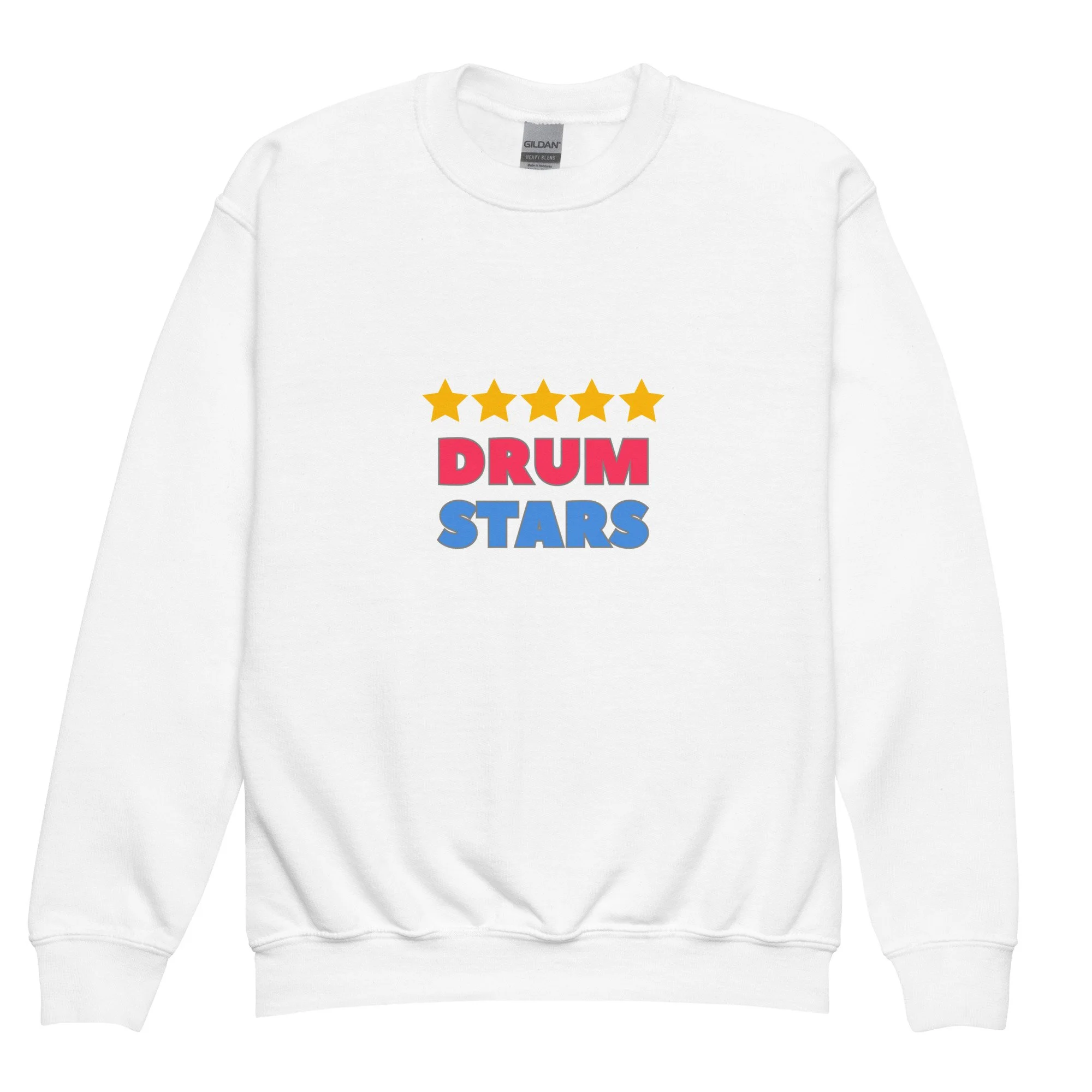 DRUM STARS clean 01 Youth crewneck sweatshirt