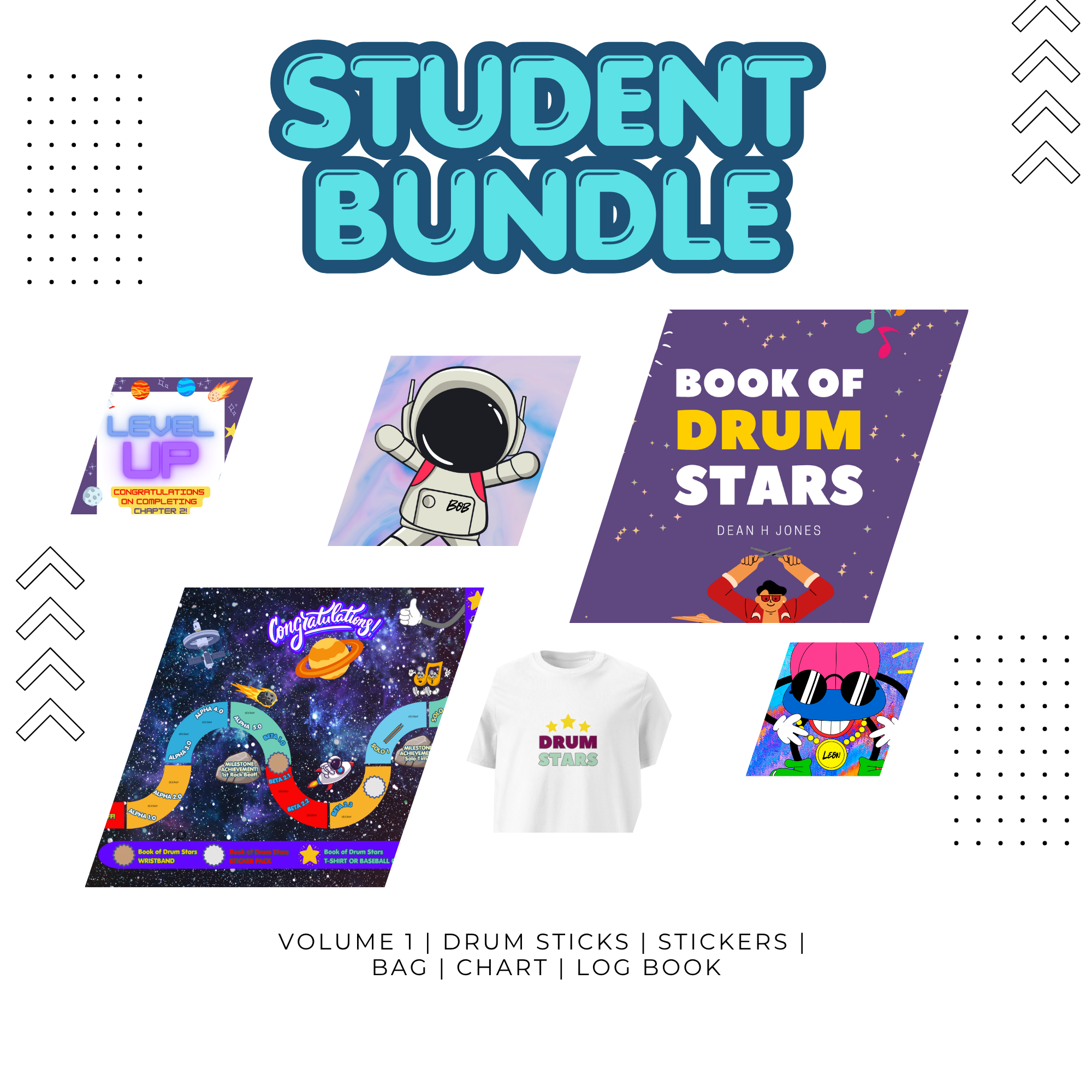 Ultimate drum student launch bundle (Vol 1 + Merch)