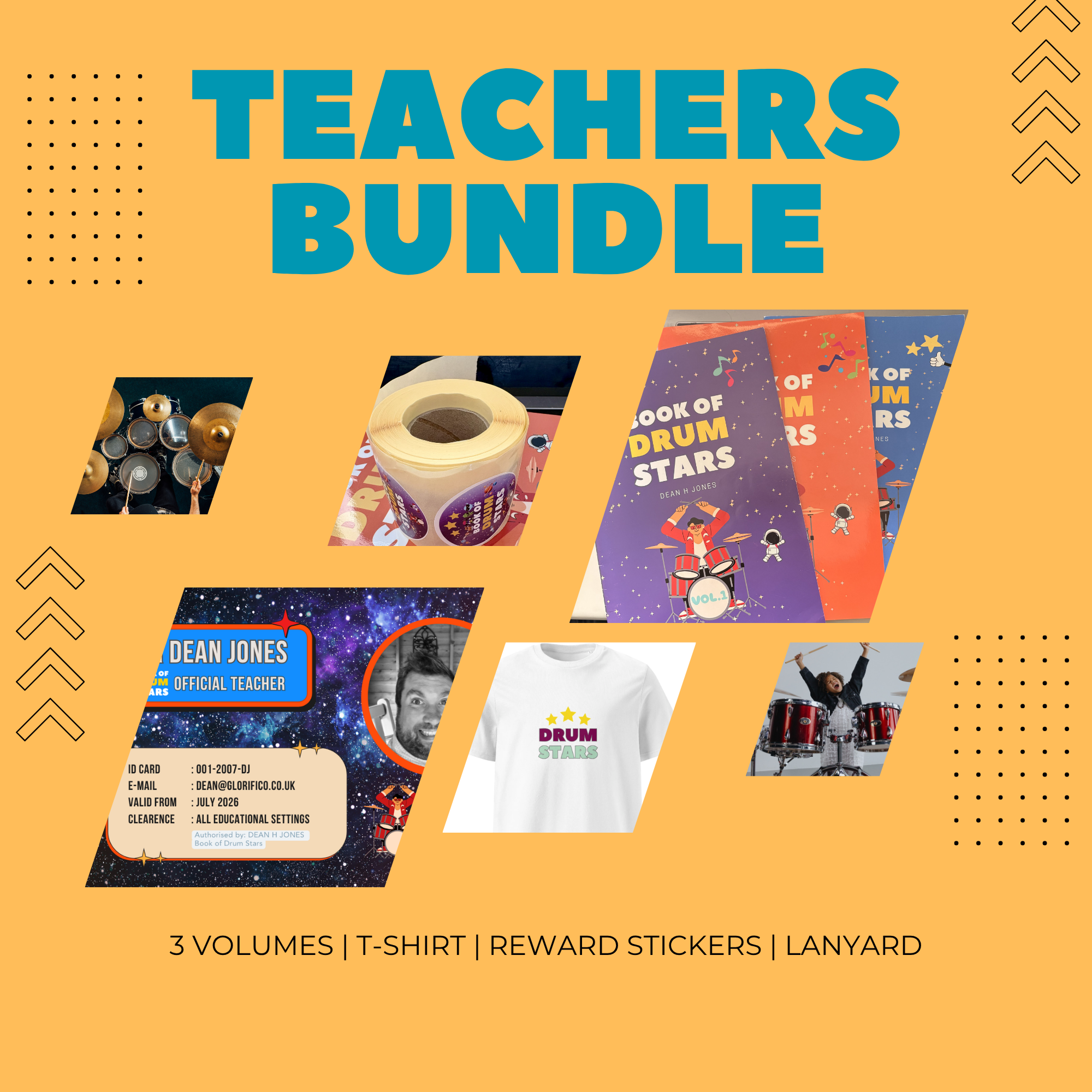 Ultimate drum Teacher Launch Bundle (Vols 1–3 + Merch)