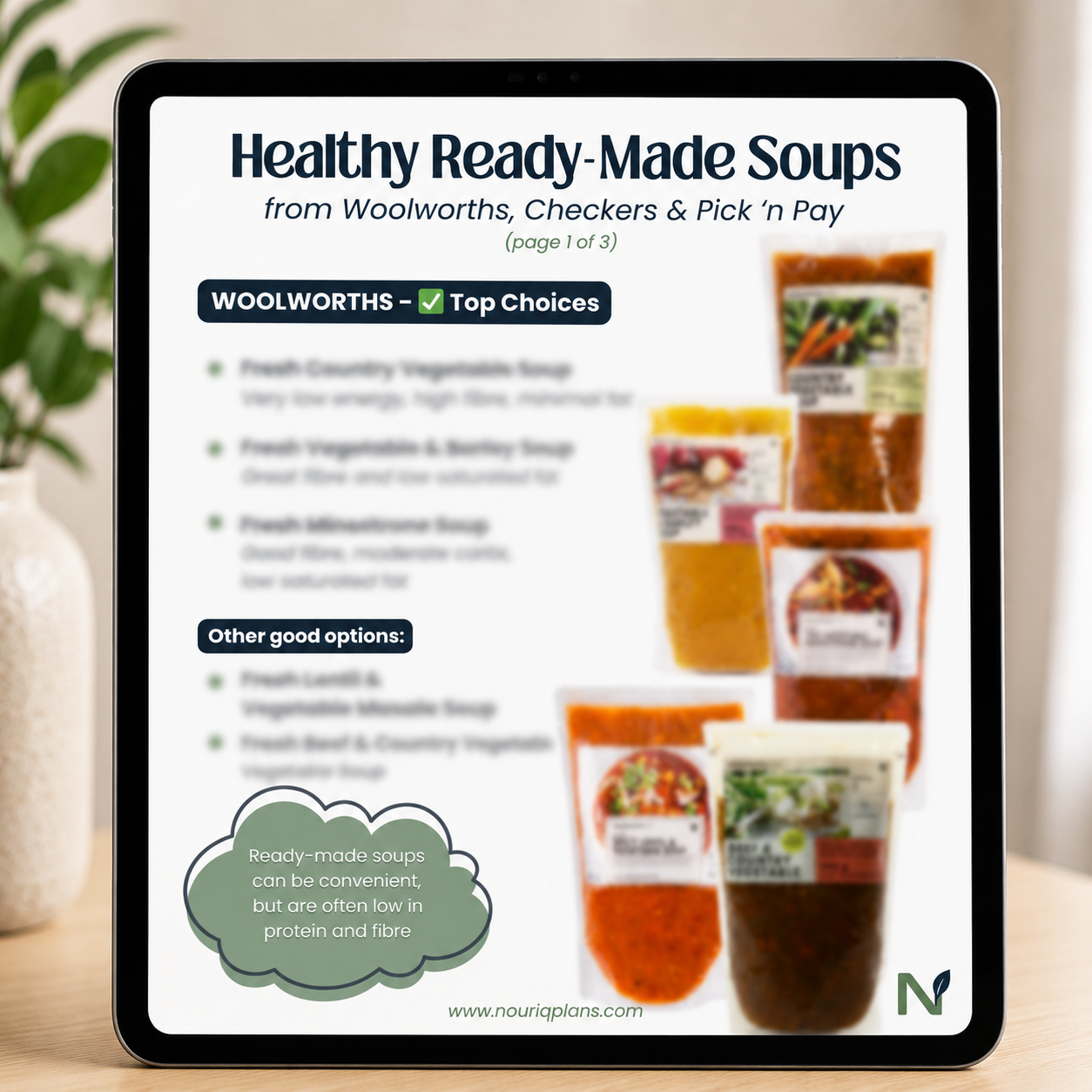 RSA Healthy Ready-Made Soups