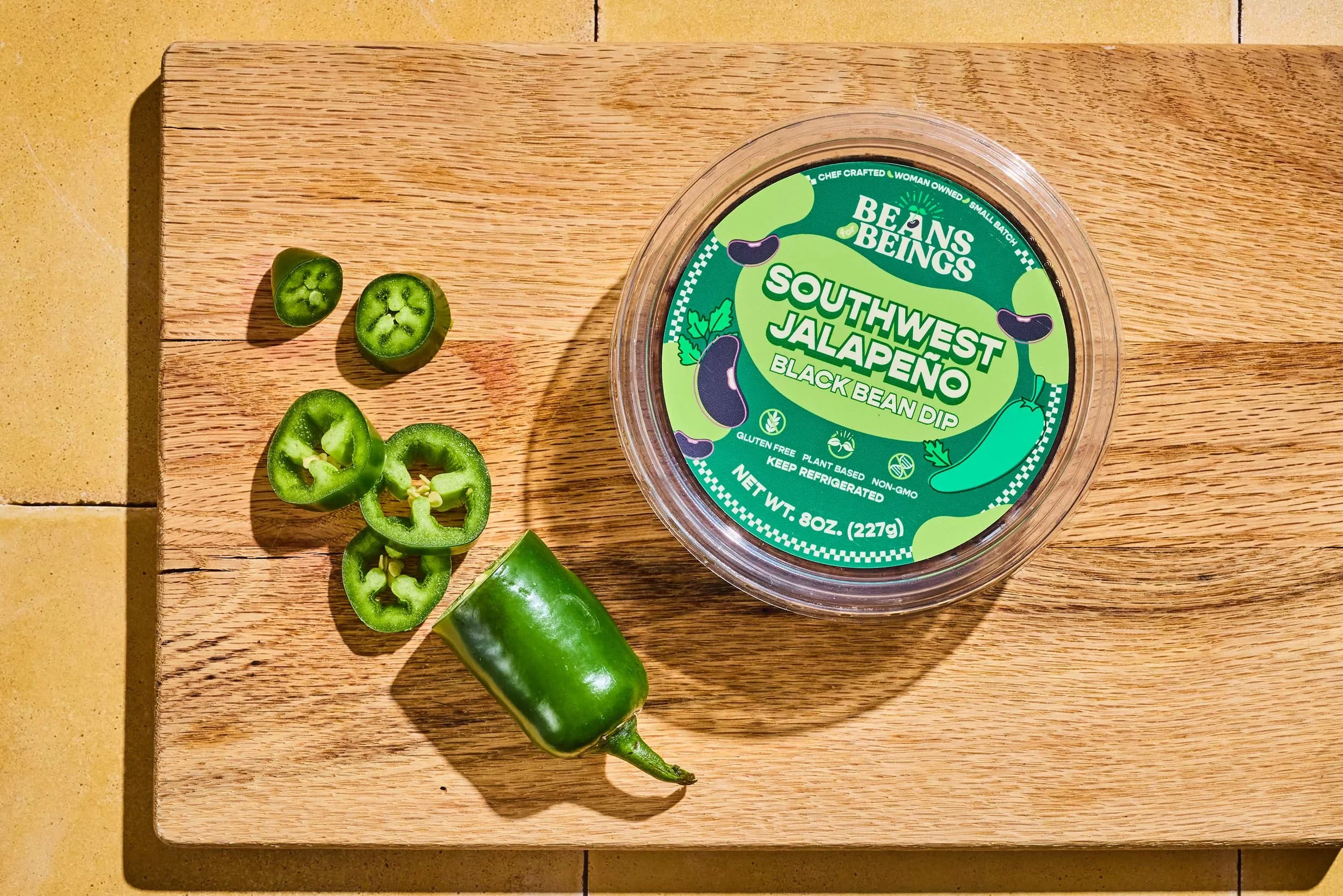 beans for beings southwest jalapeno black bean dip