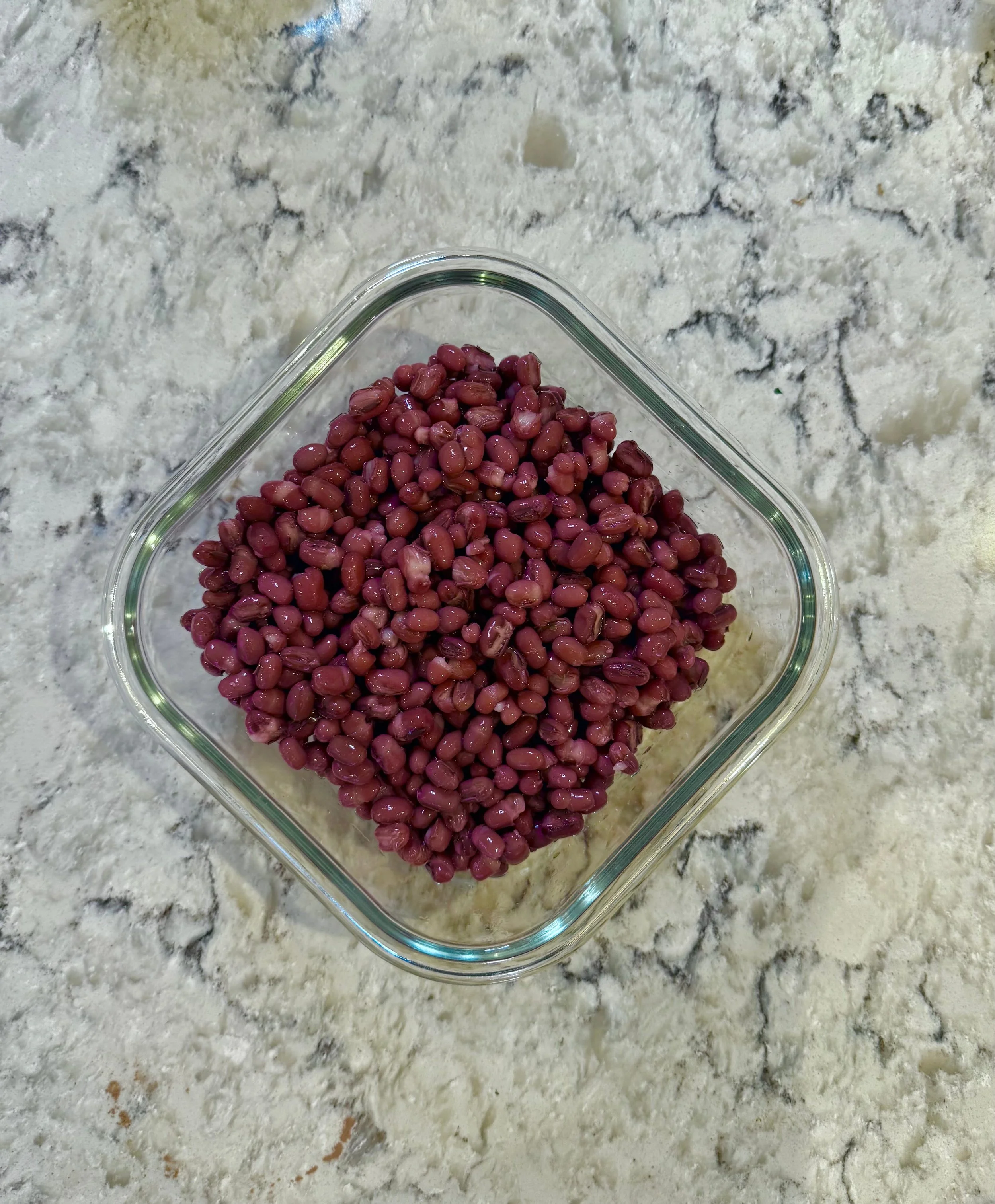 a bowl of adzuki beans