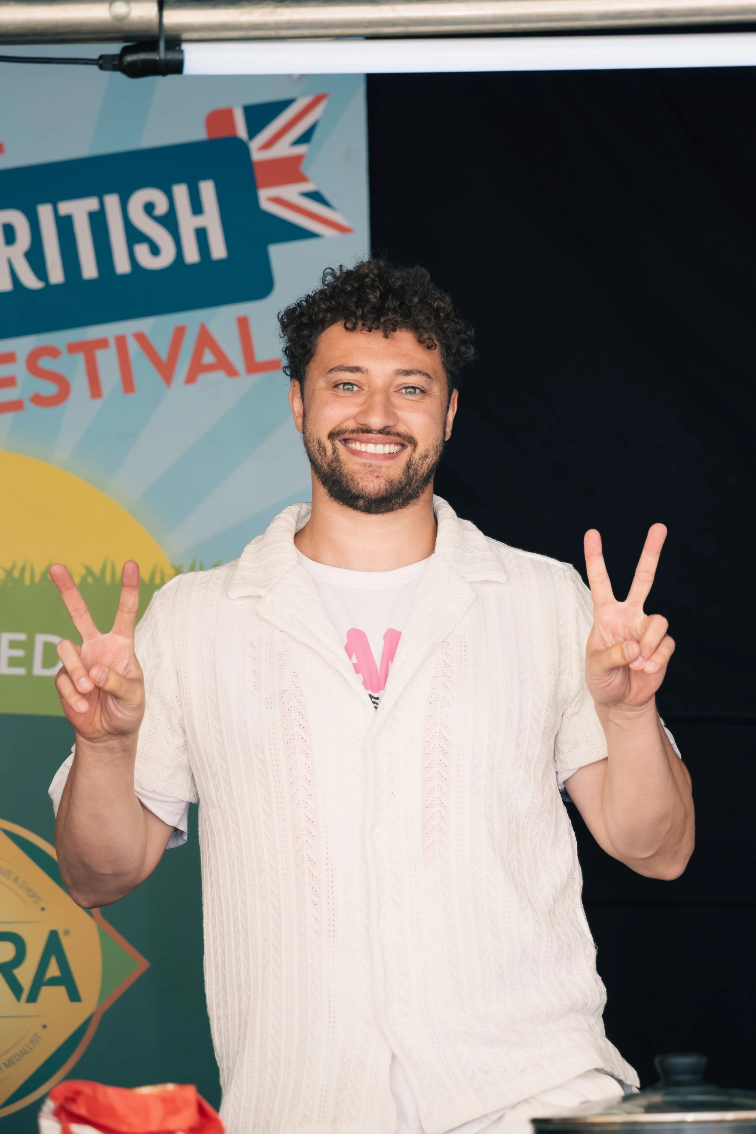 Myles Heats Up The Great British Food Festival
