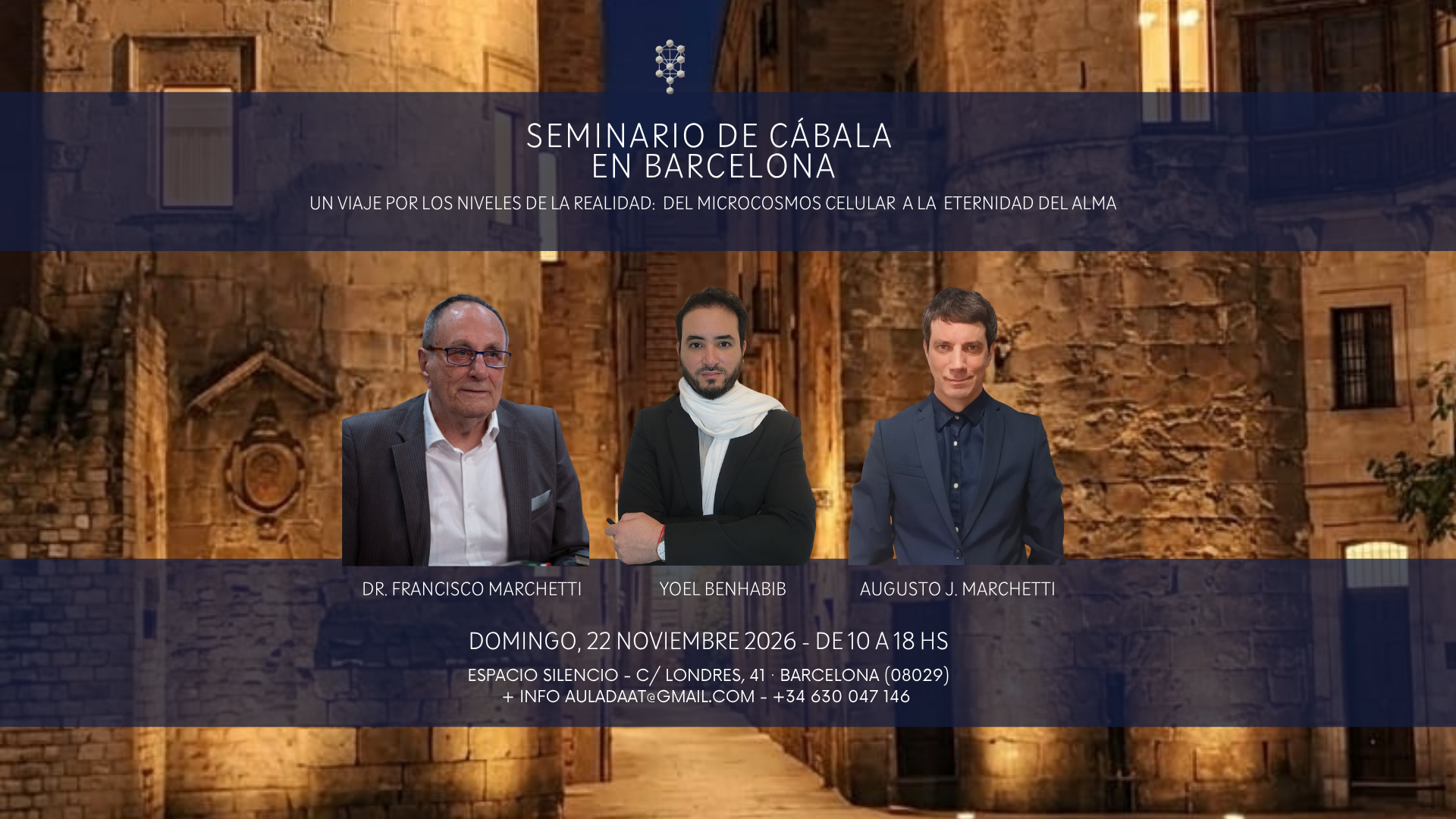 Seminario de Cábala en Barcelona