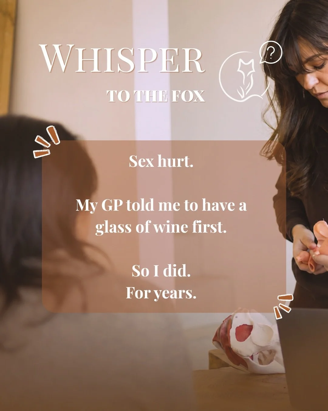 Some people are told to &ldquo;just relax.&rdquo;

Some are told to have a glass of wine.

Some stop talking about it altogether.

Pain during sex is more common than most people realise, but common does not mean normal.

There can be many different 