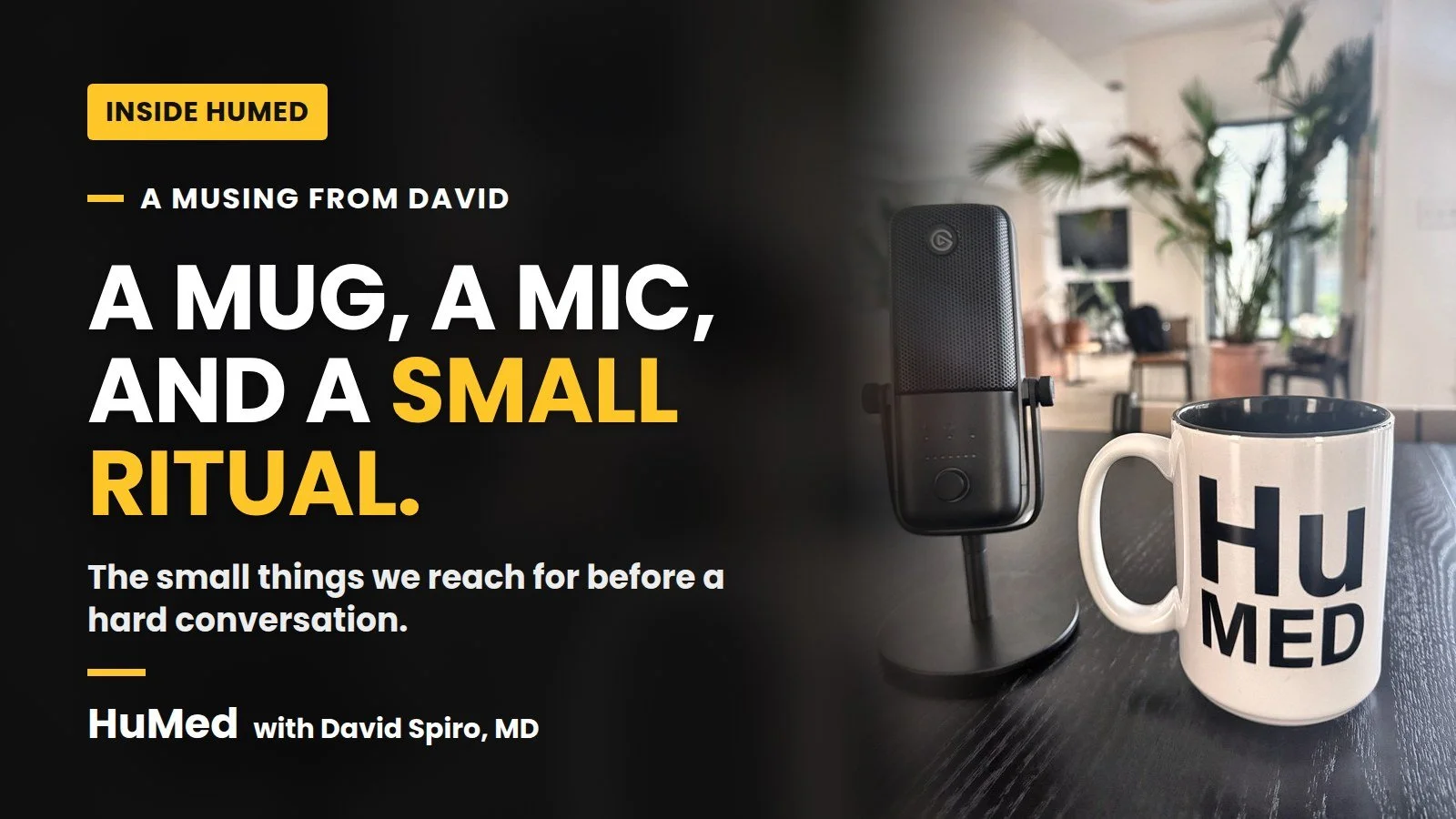 A Mug, a Mic, and a Small Ritual