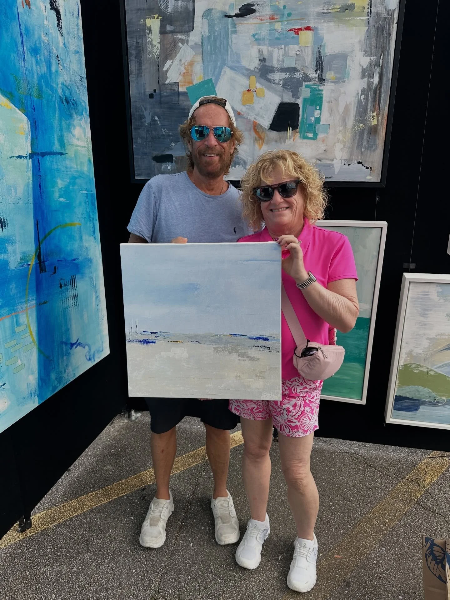 Thank you Boca Town Center and @artfestivals 💙Wonderful crowd, I&rsquo;ll definitely be coming back next year! 

Can&rsquo;t wait to see all these pieces up in their new homes. 

Getting to know my customers and their stories is one of my favorite p