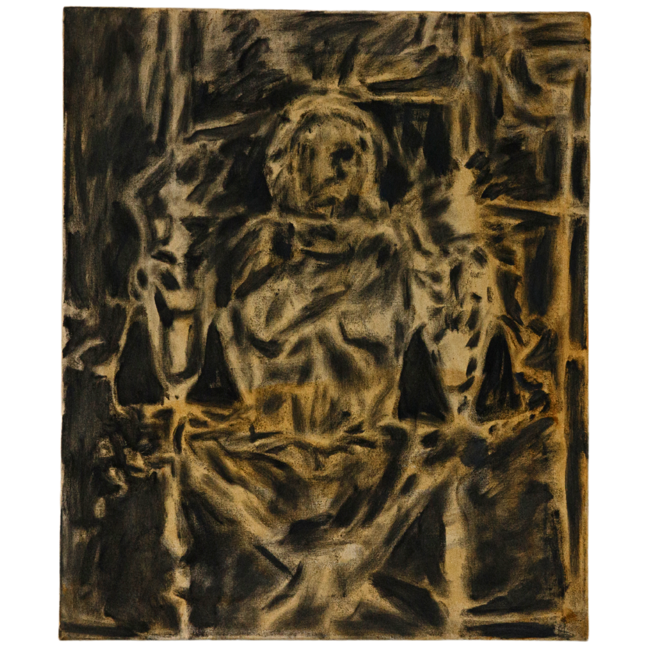 Shroud of Turin, 2023
Oil and charcoal on canvas — 60 x 50 cm