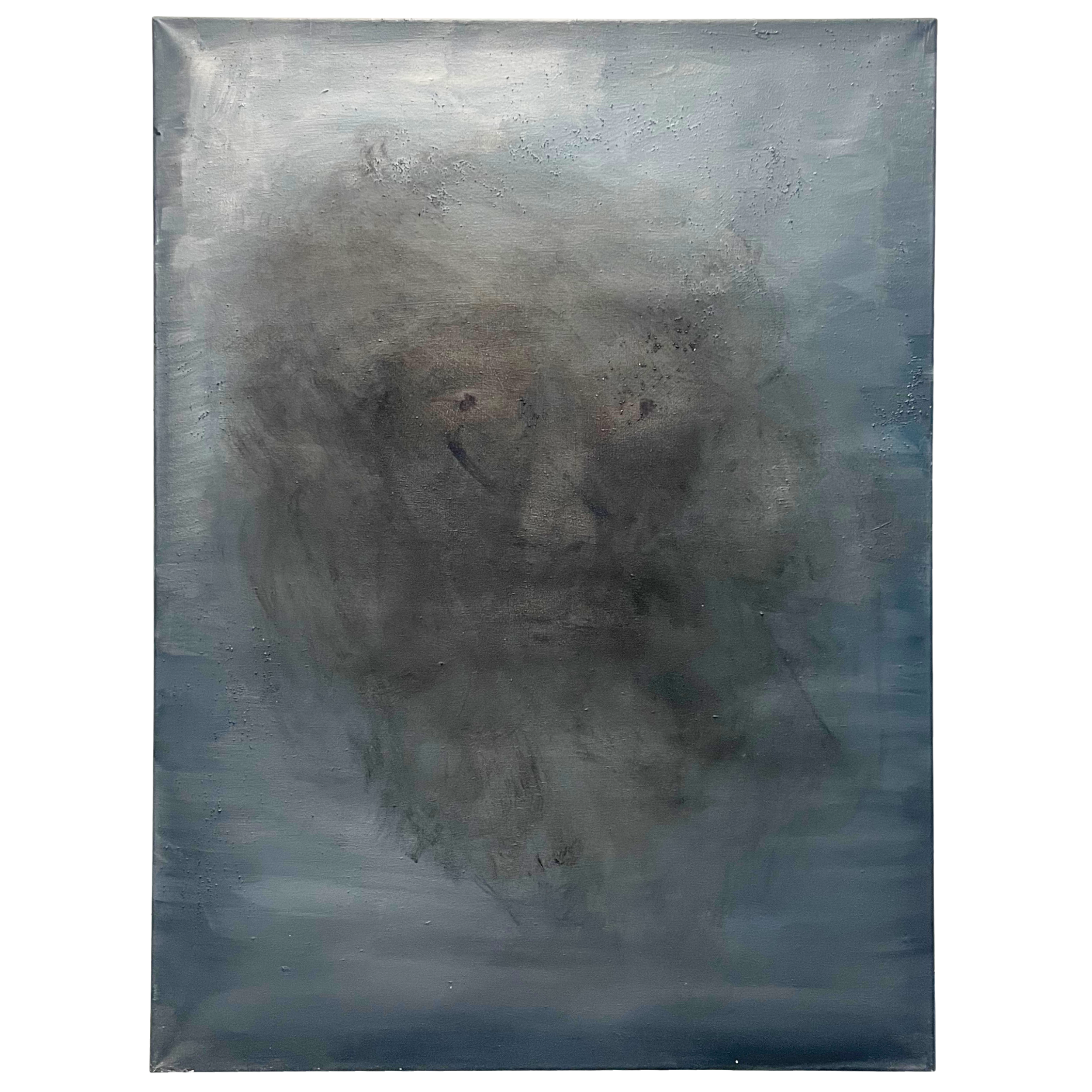 Jesus Cloud 1, 2023
Sand, gesso and oil on canvas  — 70 x 50
