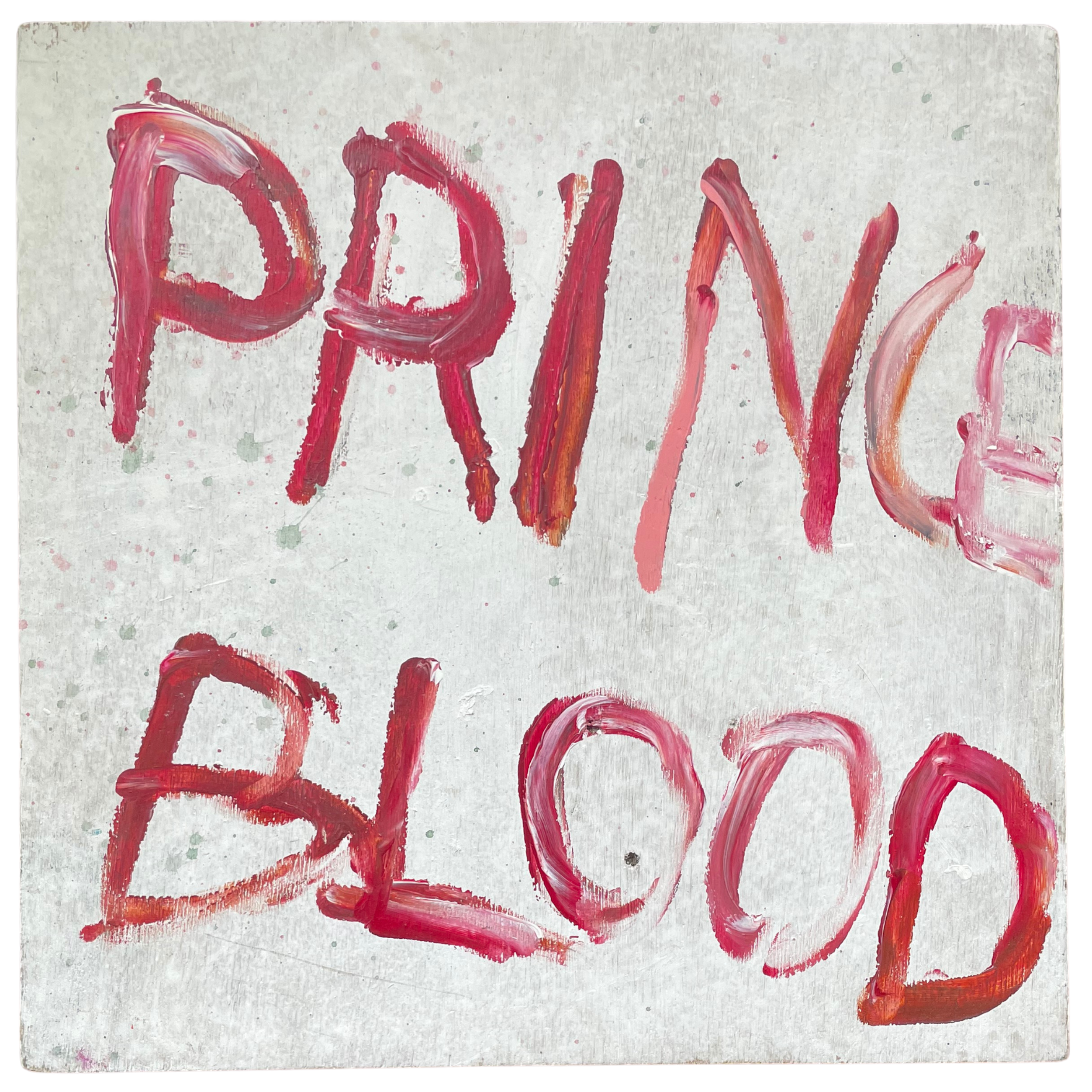 Prince Blood, 2021
Wall paint and acrylic on wood — 40 x 40 cm