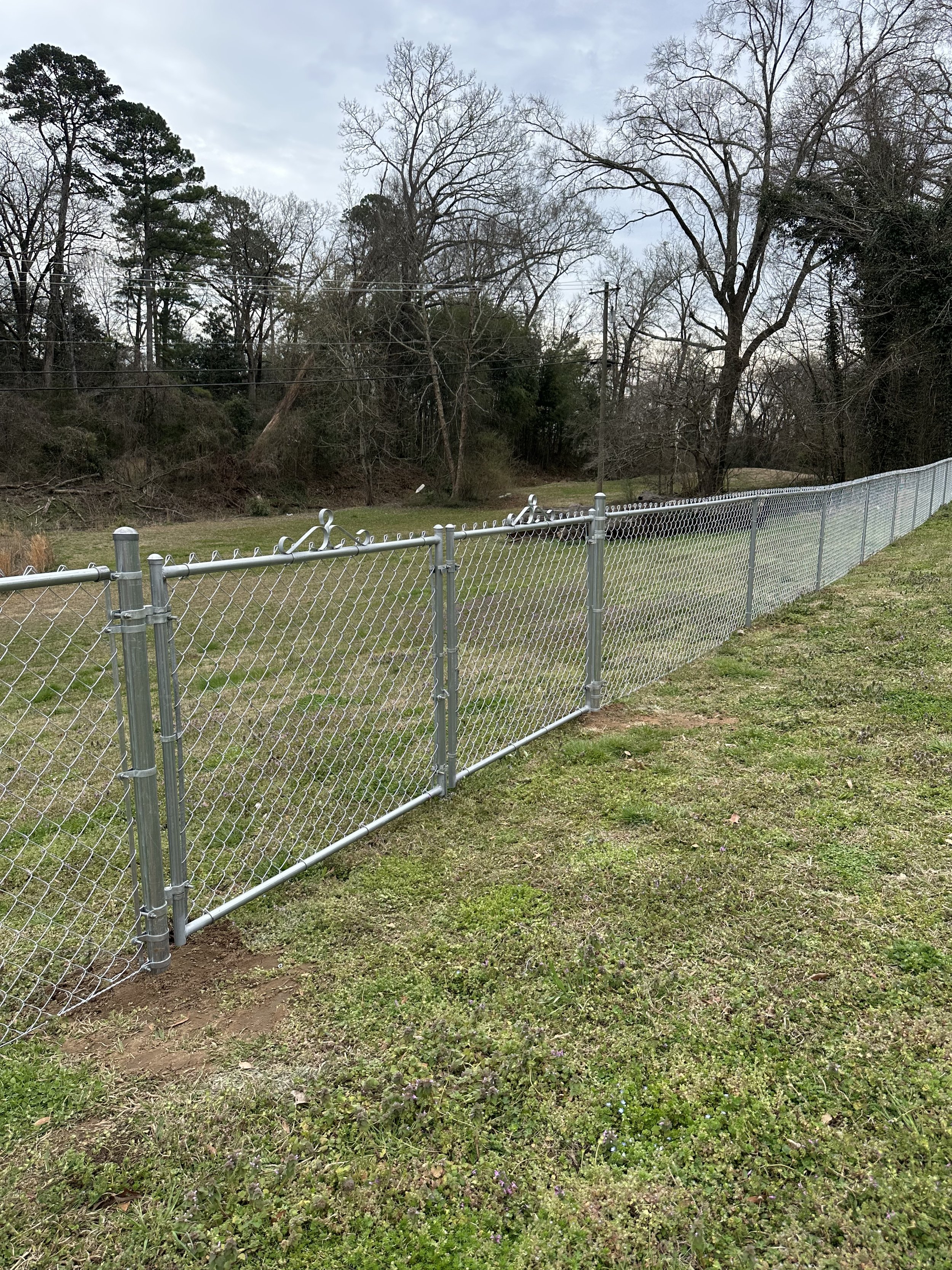 4ft Chainlink Fence with Double Gate