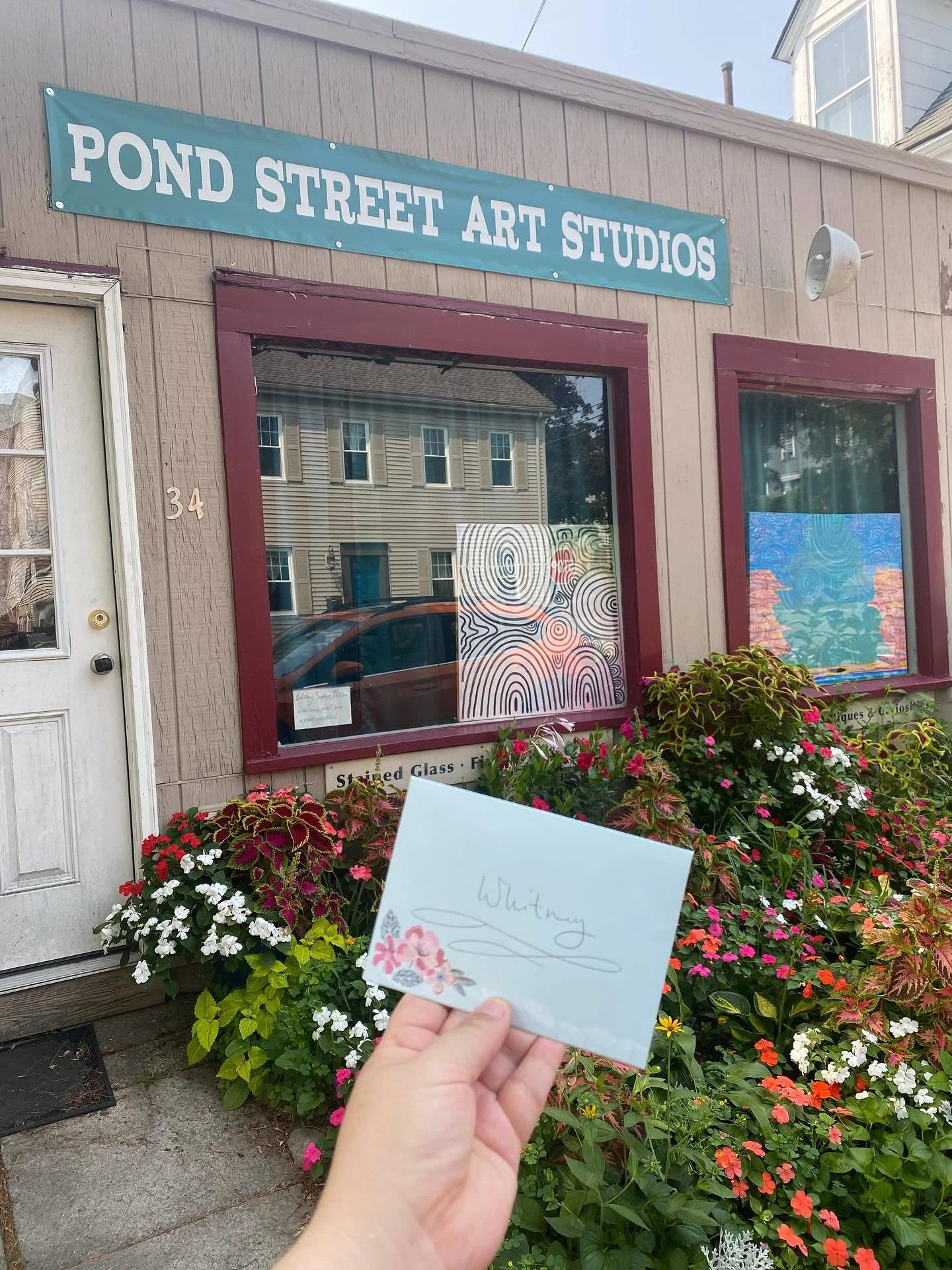 Returned my old key! Grateful for my time at Pond Street Studios with amazing glass artists and painters. If you are looking for a workspace reach out to @paintingplumisland. Whitney is a fantastic studio manager and artist herself!