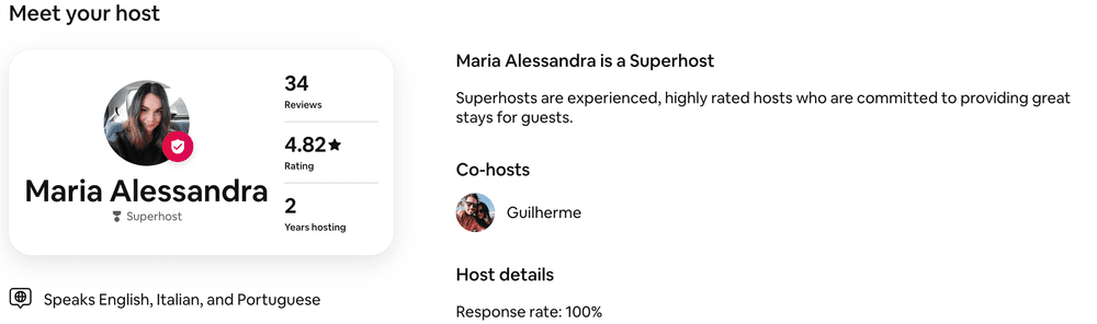 Perfil da Algarve Stays no Airbnb