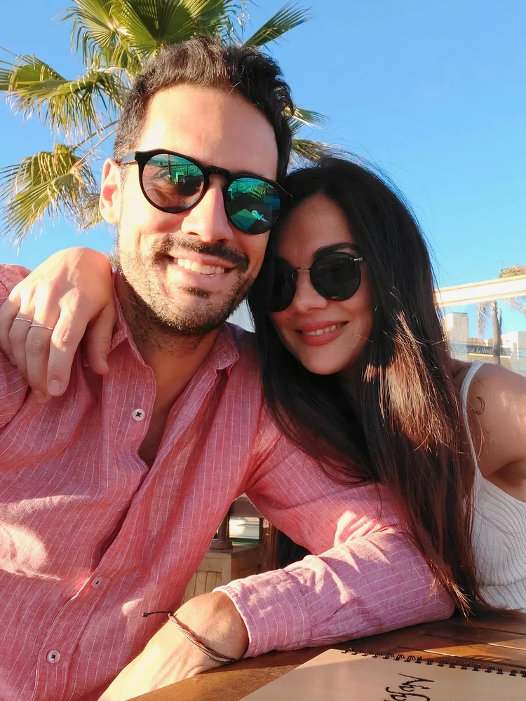 Alessandra Ianiri and Guilherme Pearce, founders of Algarve Stays — premium short-term rental management