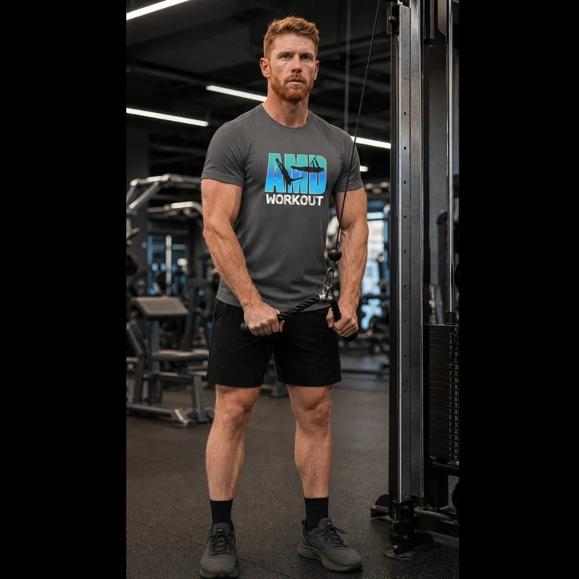Le T-Shirt Street Workout Ultime : Carrure Carrée & Coton Brut 2/3