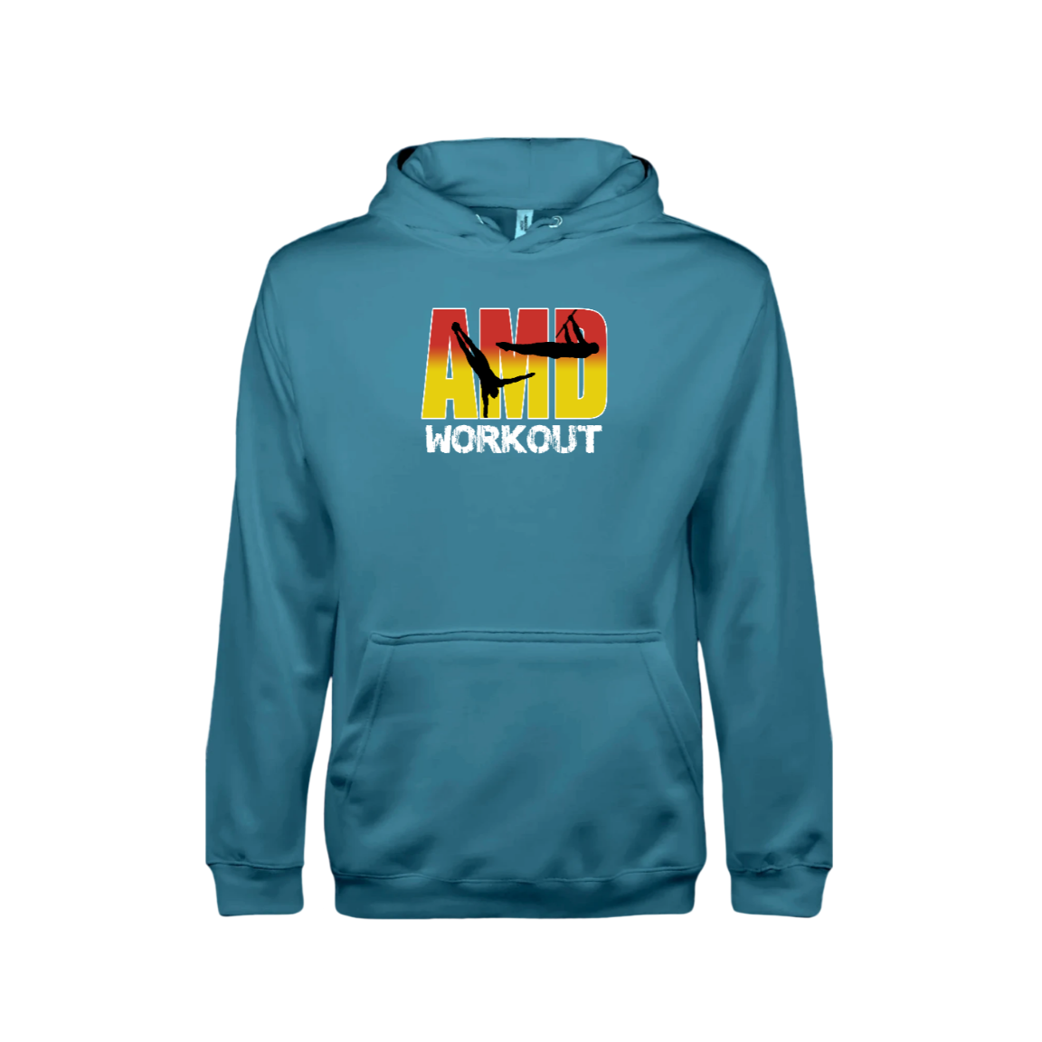 Sweat à Capuche Unisexe AMD WORKOUT x Just Hoods - Performance, Confort & Style Athlétique