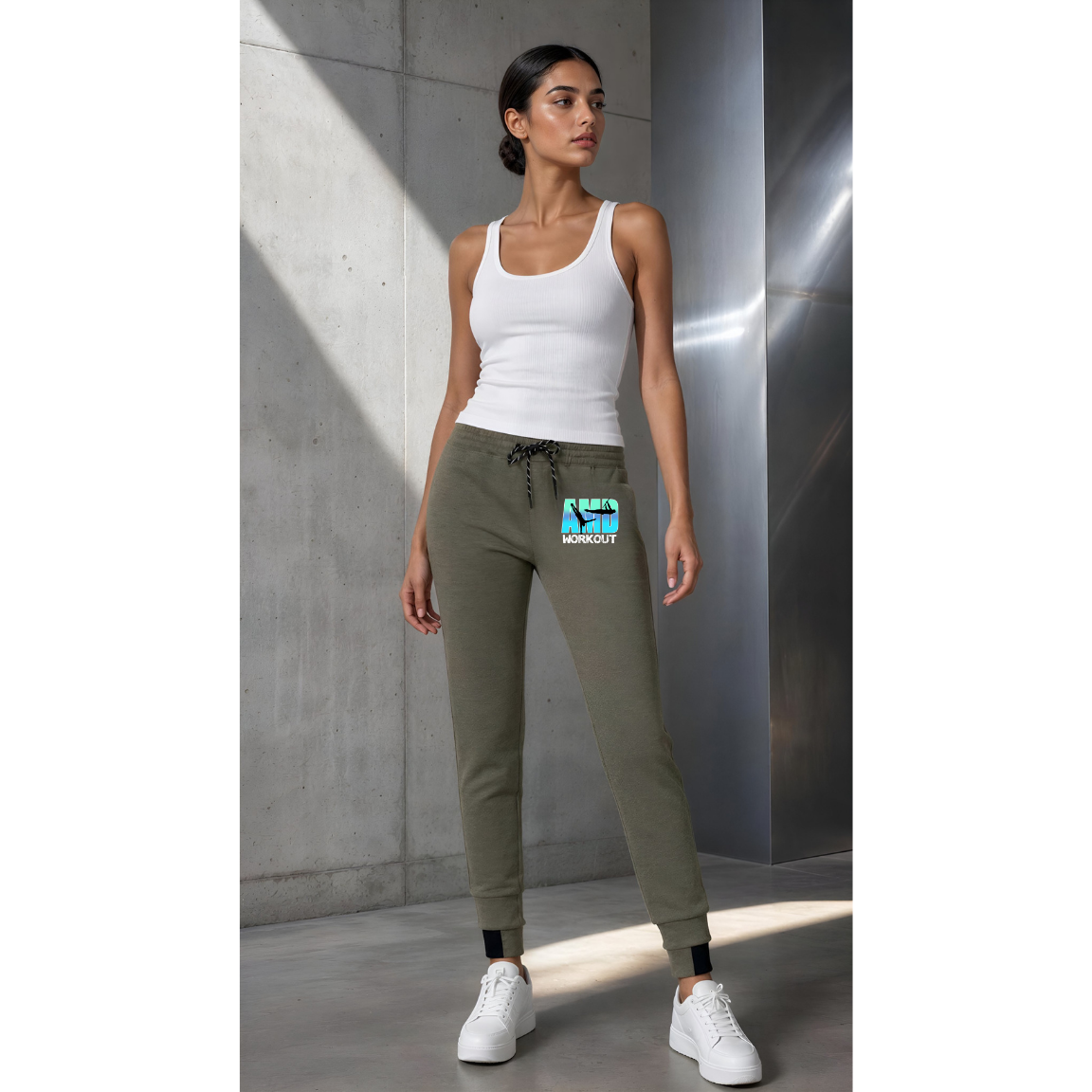 Pantalon de Training "AMD WORKOUT" – Coupe Sculptante