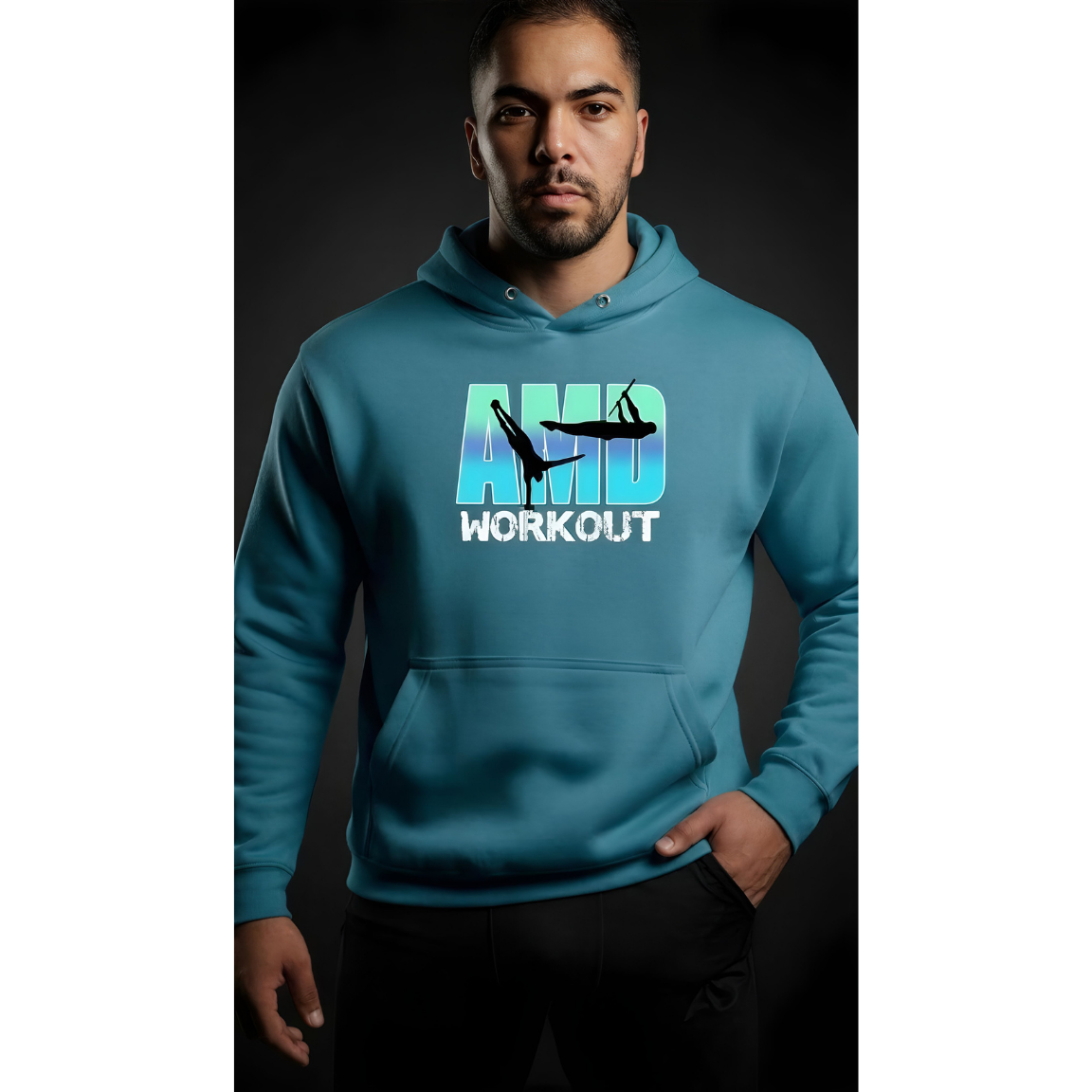 Sweat à Capuche adulte - AMD WORKOUT